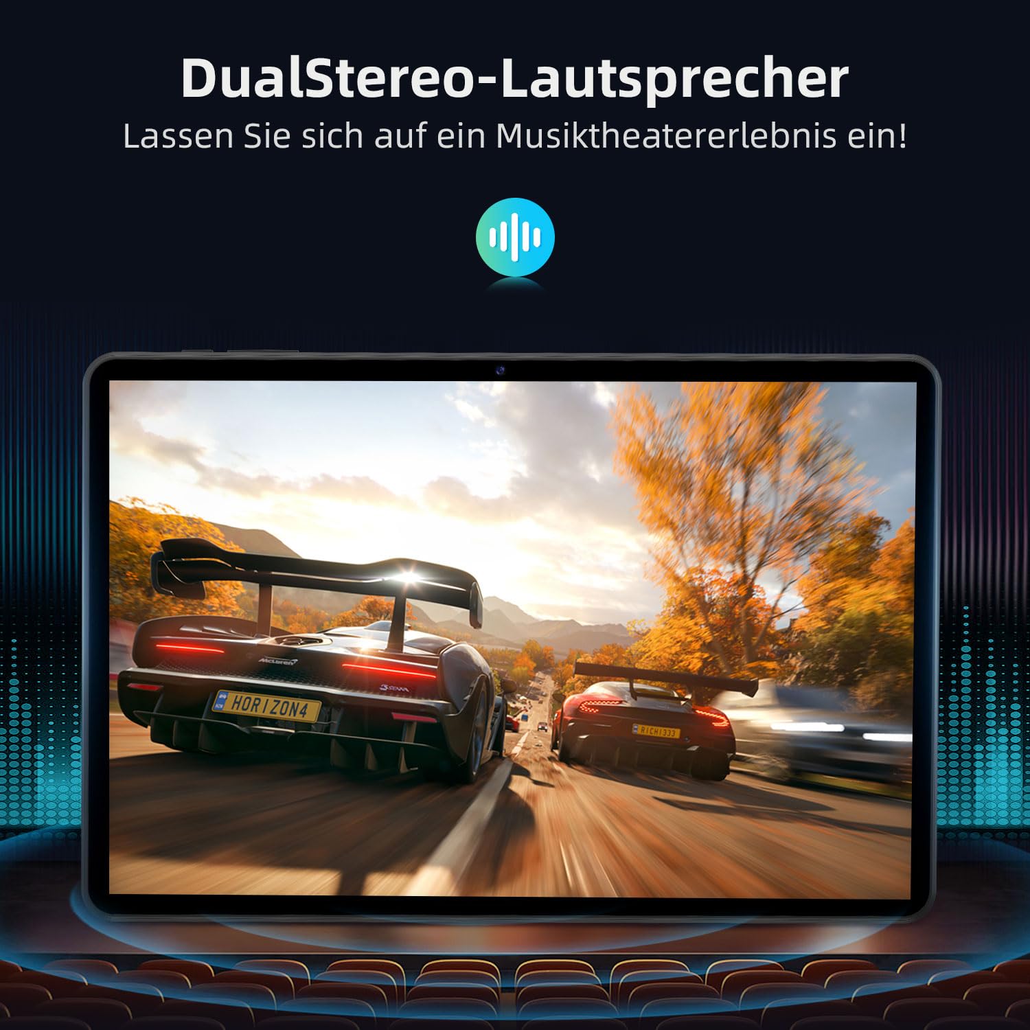 TUOHAITIME 10 Inch Android 14 Tablet - Octa-Core Processor, 10GB RAM, 64GB ROM (Expandable to 1TB), FHD Touchscreen, Widevine L1, WiFi, GPS, Bluetooth 5.0, Dual Camera - Blue with Protective Case | Perfect for Streaming, Gaming & Productivity