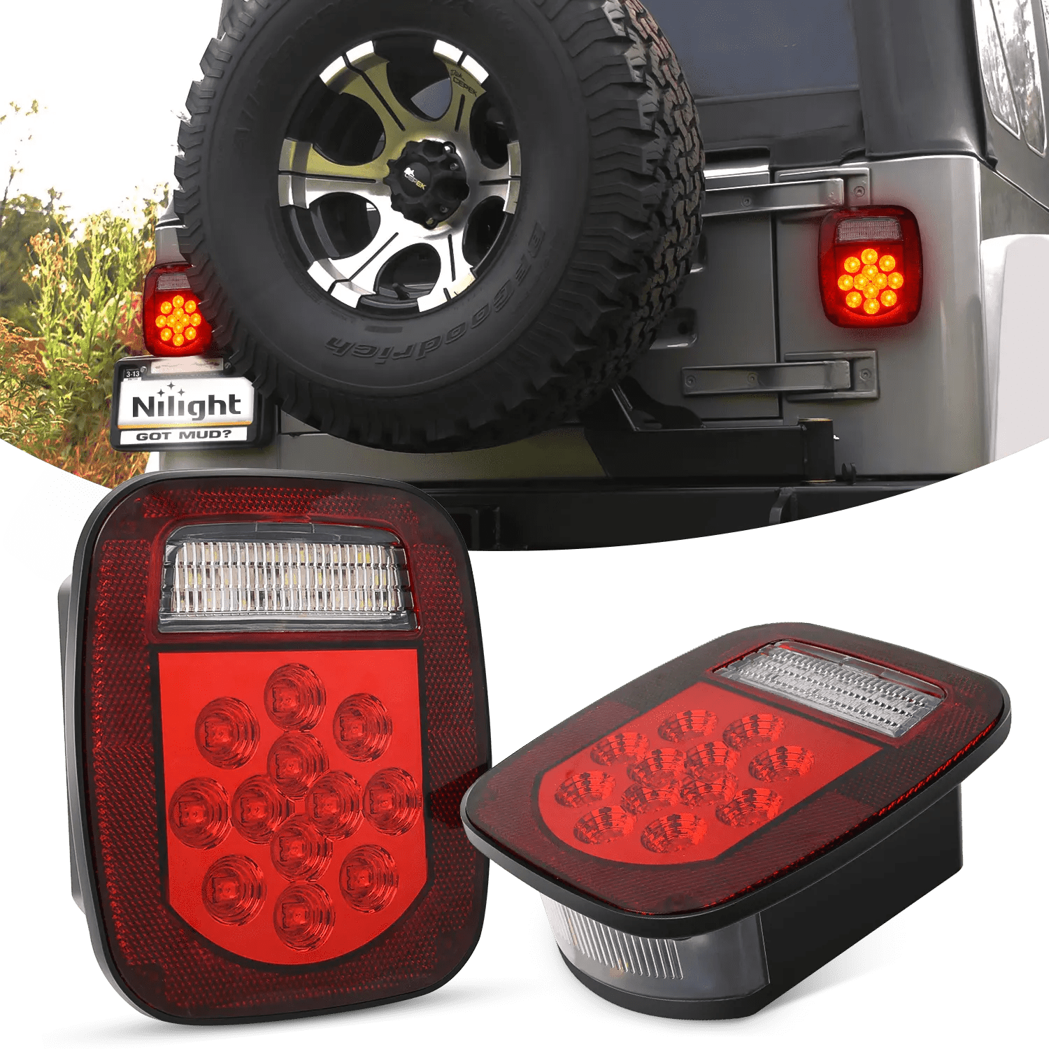 39 LED Bright Stop Turn Tail Light for Trucks & Trailers - Durable Brake Lights for Enhanced Safety & Visibility on the Road
