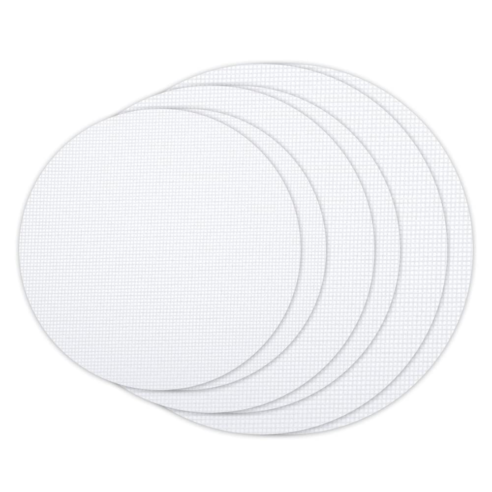 6-Piece Reusable Non-Stick Silicone Steamer Mats for Dumplings, Buns & Vegetables - Round Mesh Pads for Steaming, Baking & Cooking - Perfect for Home Kitchen Use