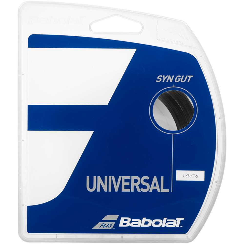 Babolat Synthetic Gut Tennis String 130 Feet Black - Durable & High-Performance for Tennis Rackets | Perfect for Recreational & Competitive Play