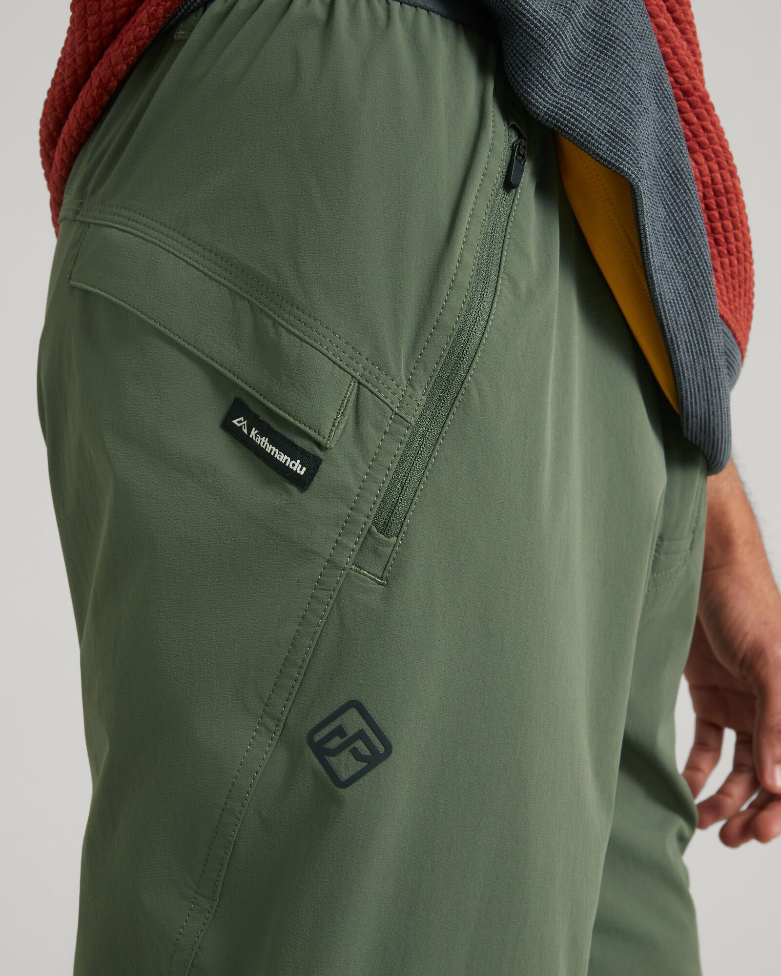 Men's ULT Hike Convertible Pants - Quick-Dry Lightweight Outdoor Adventure Pants with Zip-Off Legs (Thyme Green) - Perfect for Hiking, Camping & Travel