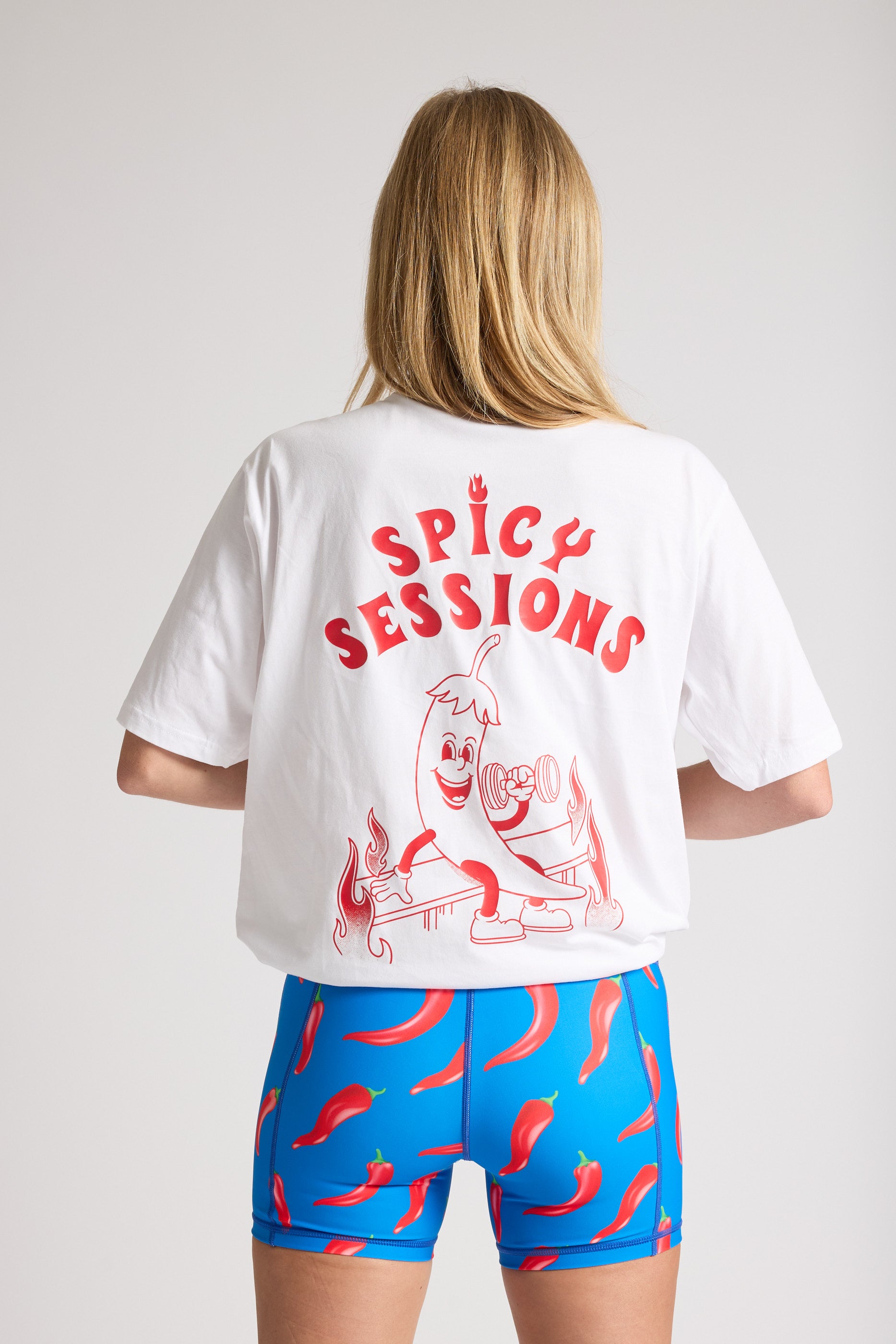Spicy Sessions Oversized T-Shirt for Women - Soft & Comfortable Cotton Tee - Trendy Streetwear & Casual Outfit Essential