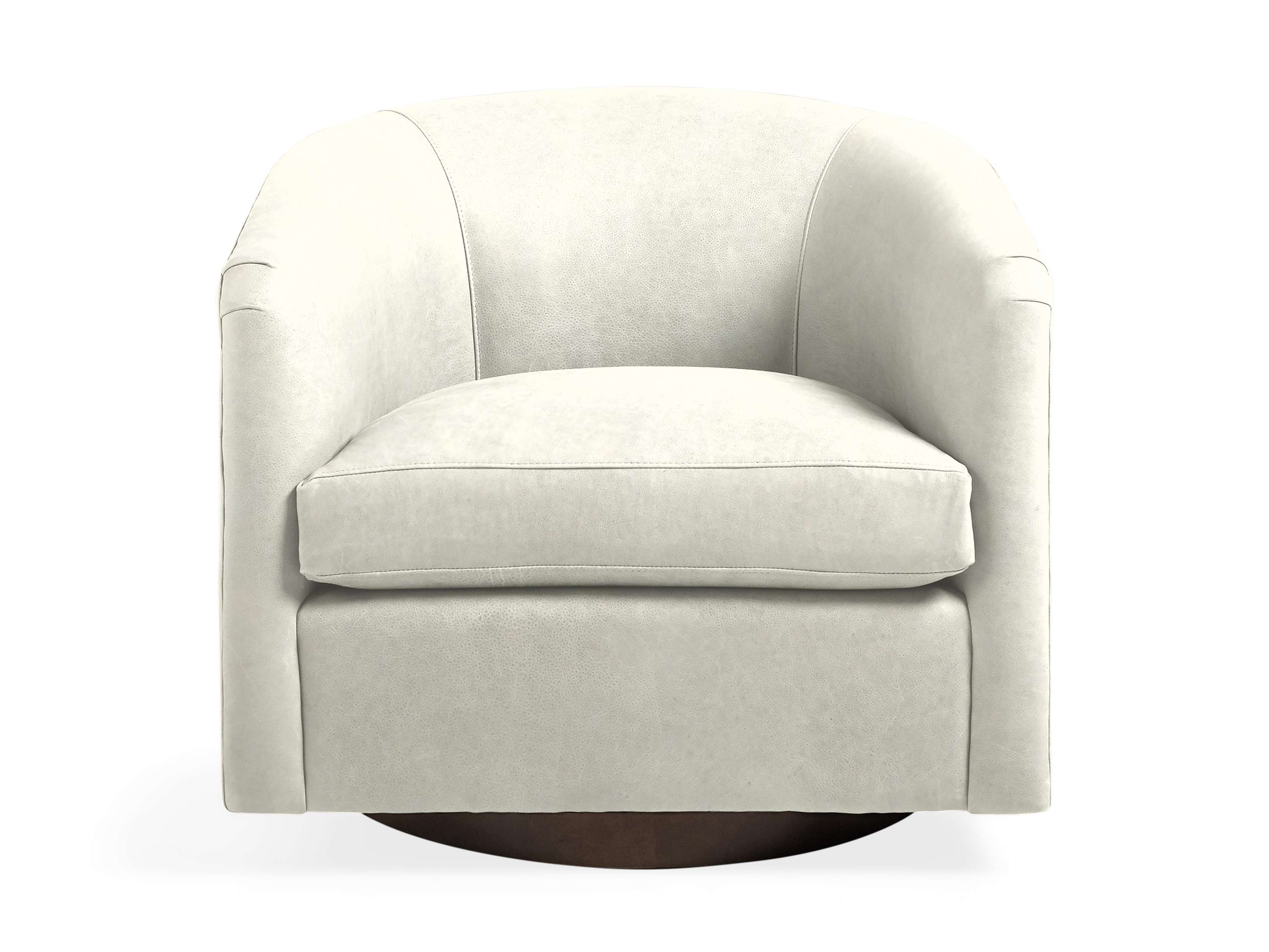 Premium Bowan Leather Swivel Chair - 360 Degree Rotating Office Chair with Adjustable Height - Perfect for Home Office, Study Room & Executive Workspaces