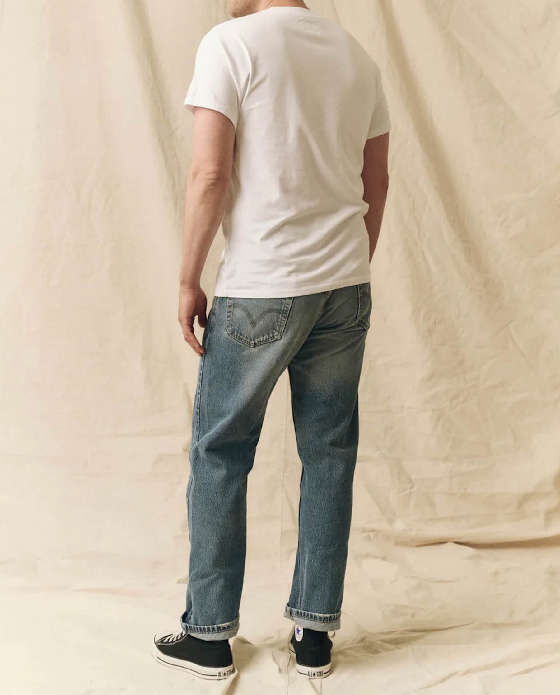 Men's Slim Fit Pure Cotton Knit T-Shirt - True White - Casual Wear, Layering & Everyday Outfits