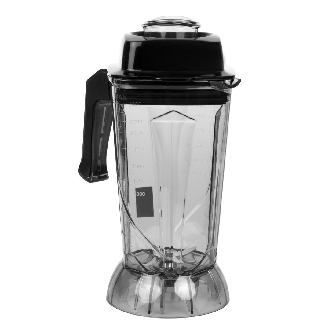 2.5L BPA-Free Heat-Resistant Transparent Plastic Replacement Pitcher for Buffalo Blenders - Compatible with CR836, DR825, CY141, CY140, CS052 Models - Perfect for Smoothies, Soups & Food Processing