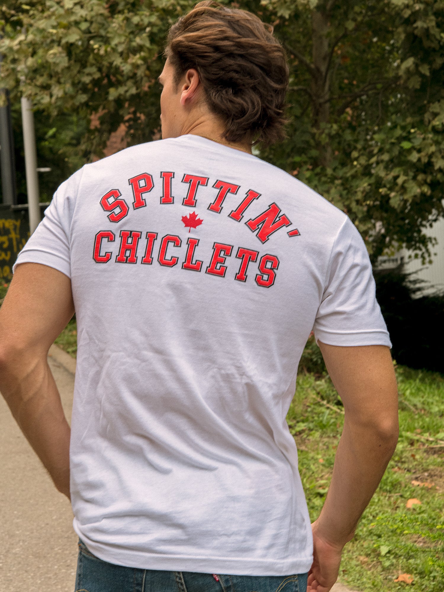 Barstool Sports Spittin' Chiclets T-Shirt - Men's Graphic Tee for Hockey Fans - Perfect for Game Day & Casual Wear