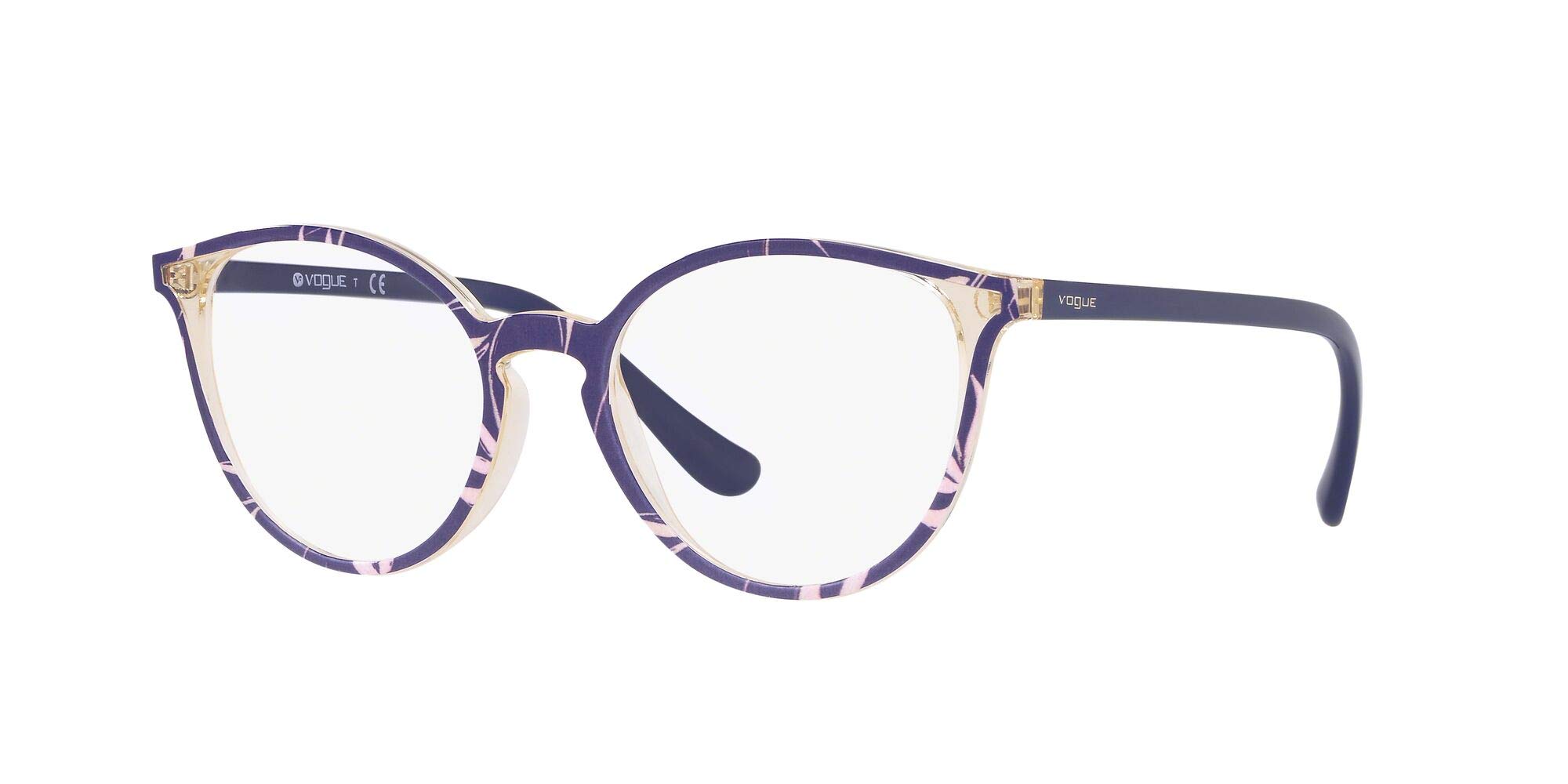 Vogue Eyewear Vo5254 Round Prescription Glasses for Women - Stylish & Lightweight Eyeglass Frames for Everyday Wear, Office & Reading