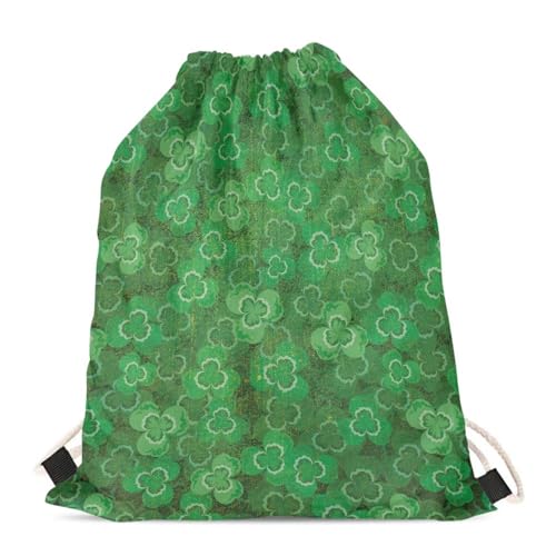 Green St. Patick's Day Leaves Print