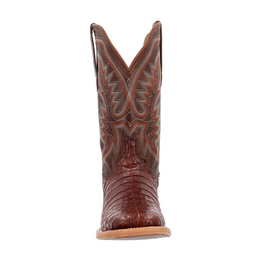PRCA Collection Genuine Caiman Belly Western Cowboy Boots for Men - Durable & Stylish Rodeo, Country Dance & Outdoor Riding Boots