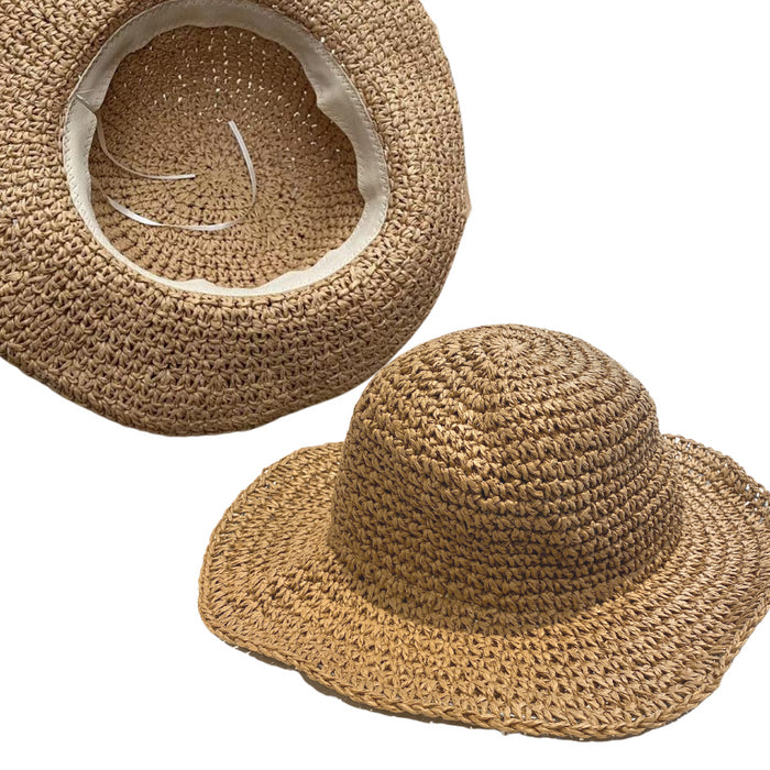 BabyMocs Natural Straw Hat for Babies & Toddlers - Sun Protection, Beach, Outdoor Play, and Summer Fashion Accessory