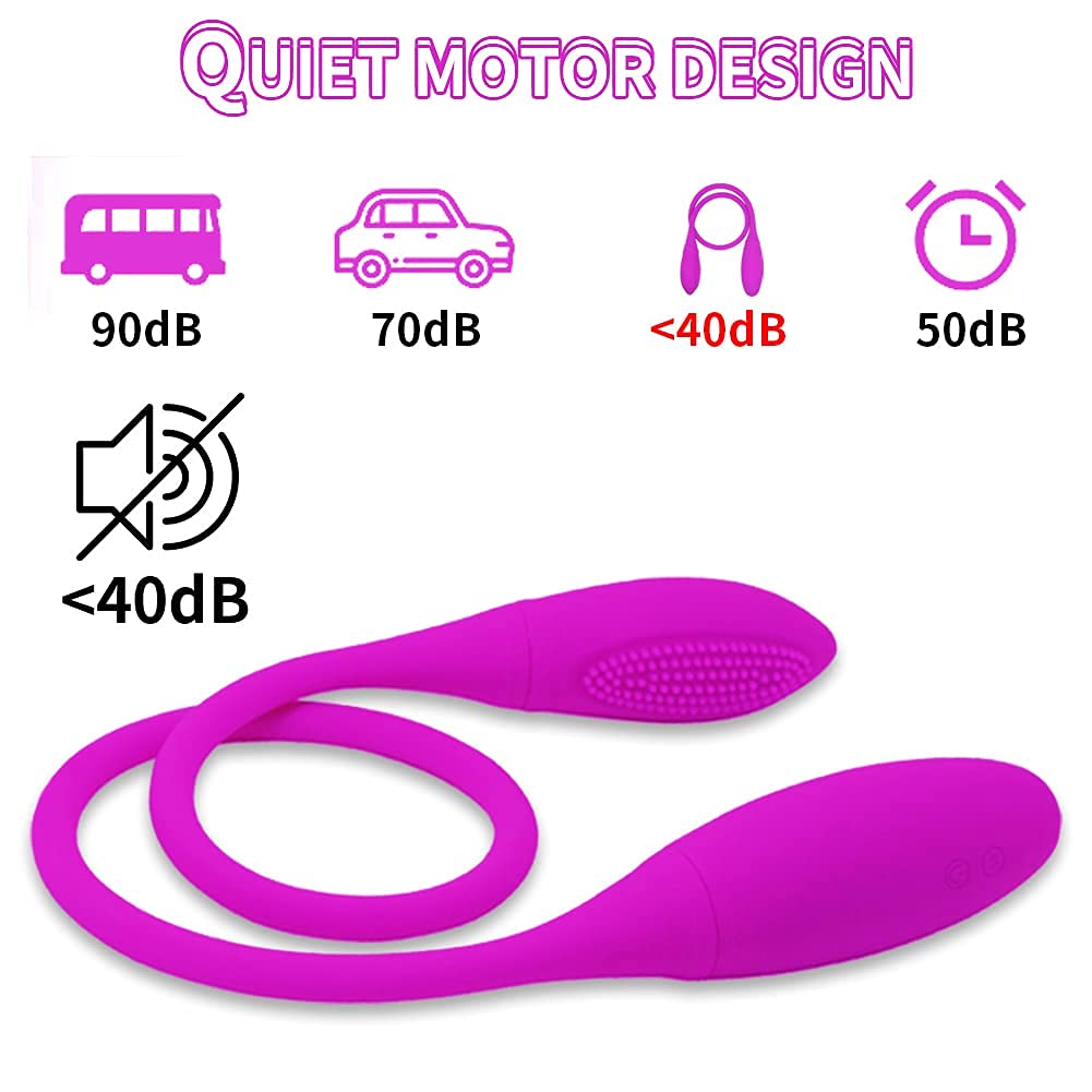 Qieaut Realistic Thrusting Rabbit Vibrator for Women - Dual Motor Clitoral & G-Spot Stimulator with Anal Plug - Powerful Sex Toy for Solo Play & Couples Use in Bedroom, Shower & Travel