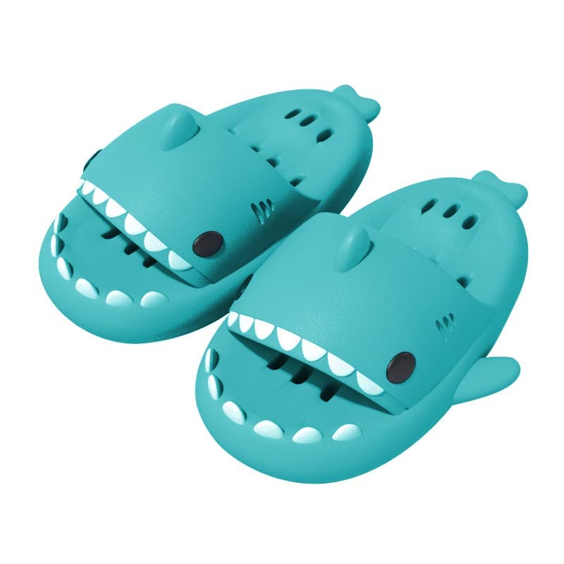 Galinaty Cute Shark Slippers for Women & Men - Anti-Slip Shower Slides with Lightweight Sole, Open Toe Sandals for Beach, Pool & Home Use