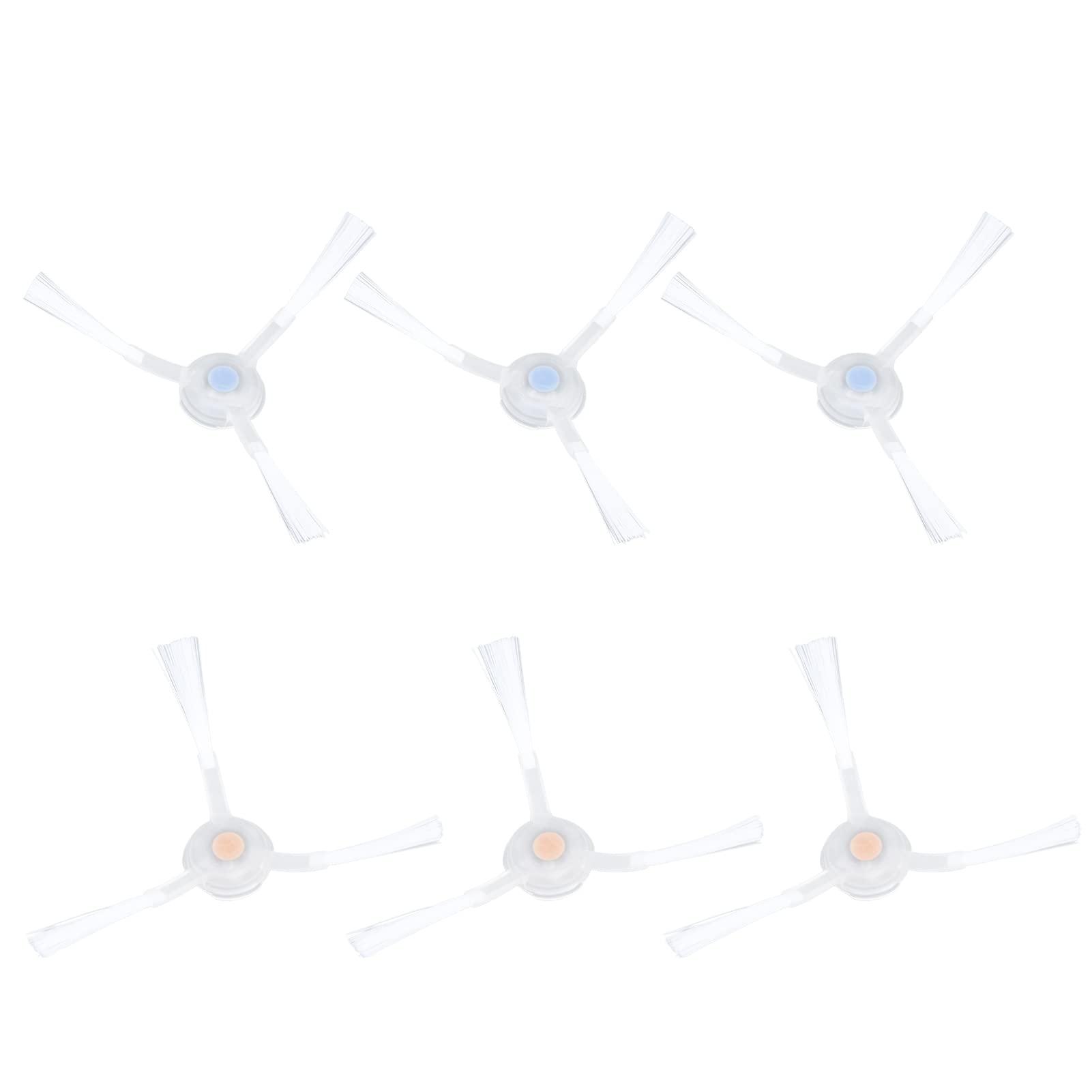6PCS Replacement Side Brushes for NARWAL J1 Robot Vacuum - Compatible Accessories for Efficient Cleaning | Perfect for Hardwood Floors, Carpets & Pet Hair Removal