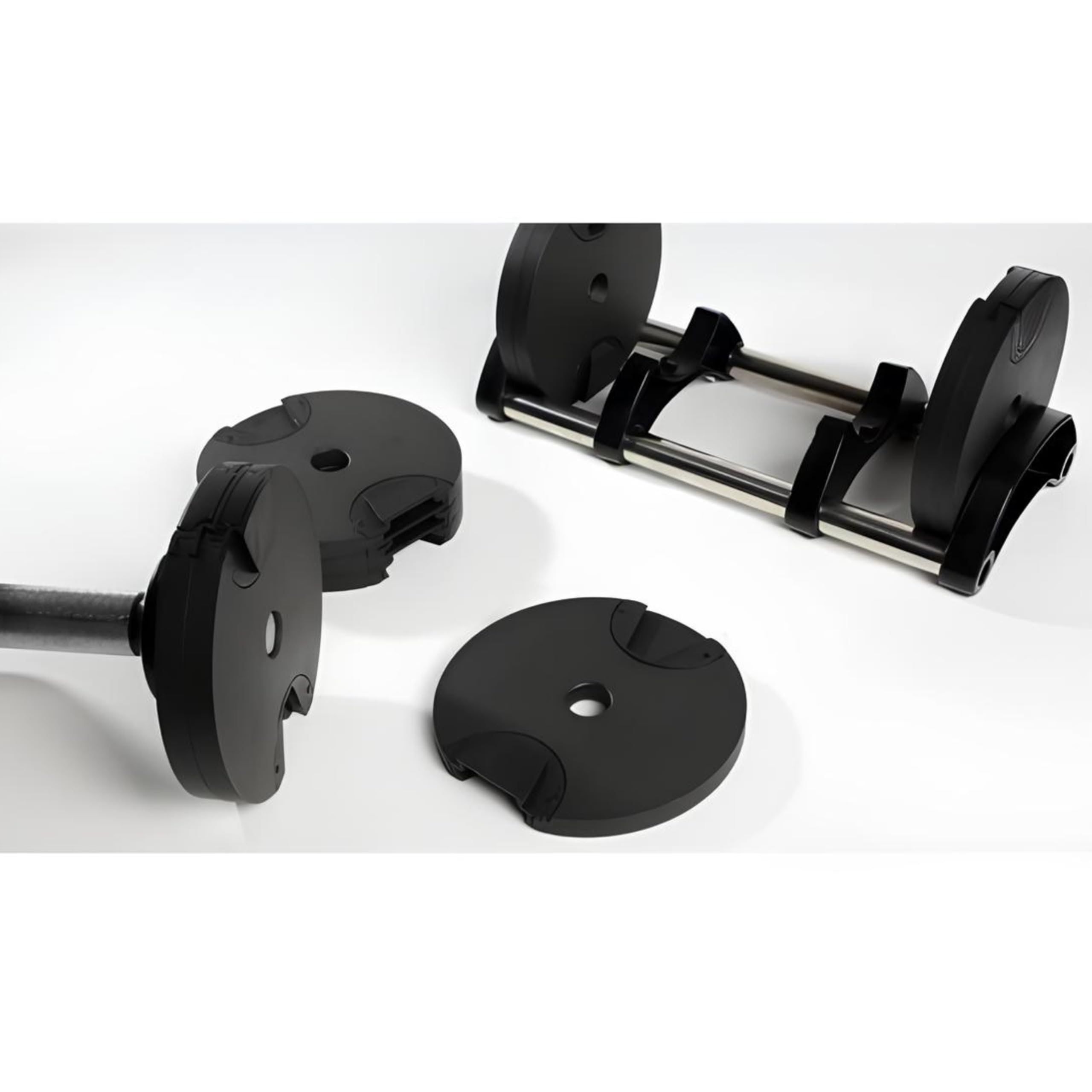 DONATIF Adjustable Dumbbells 40kg - Steel & Rubber Weight Set for Home Gym & Fitness Training - Perfect for Strength Training, Muscle Building & Full Body Workouts