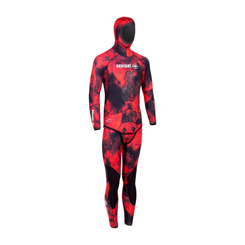 Beuchat REDROCK 7mm Neoprene Scuba Diving Jacket for Cold Water Spearfishing & Snorkeling - Warm & Flexible Wetsuit Top for Underwater Adventures