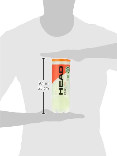 Premium HEAD Tube of 3 High-Quality Padel Balls - Perfect for Padel Tennis Training & Competitive Matches