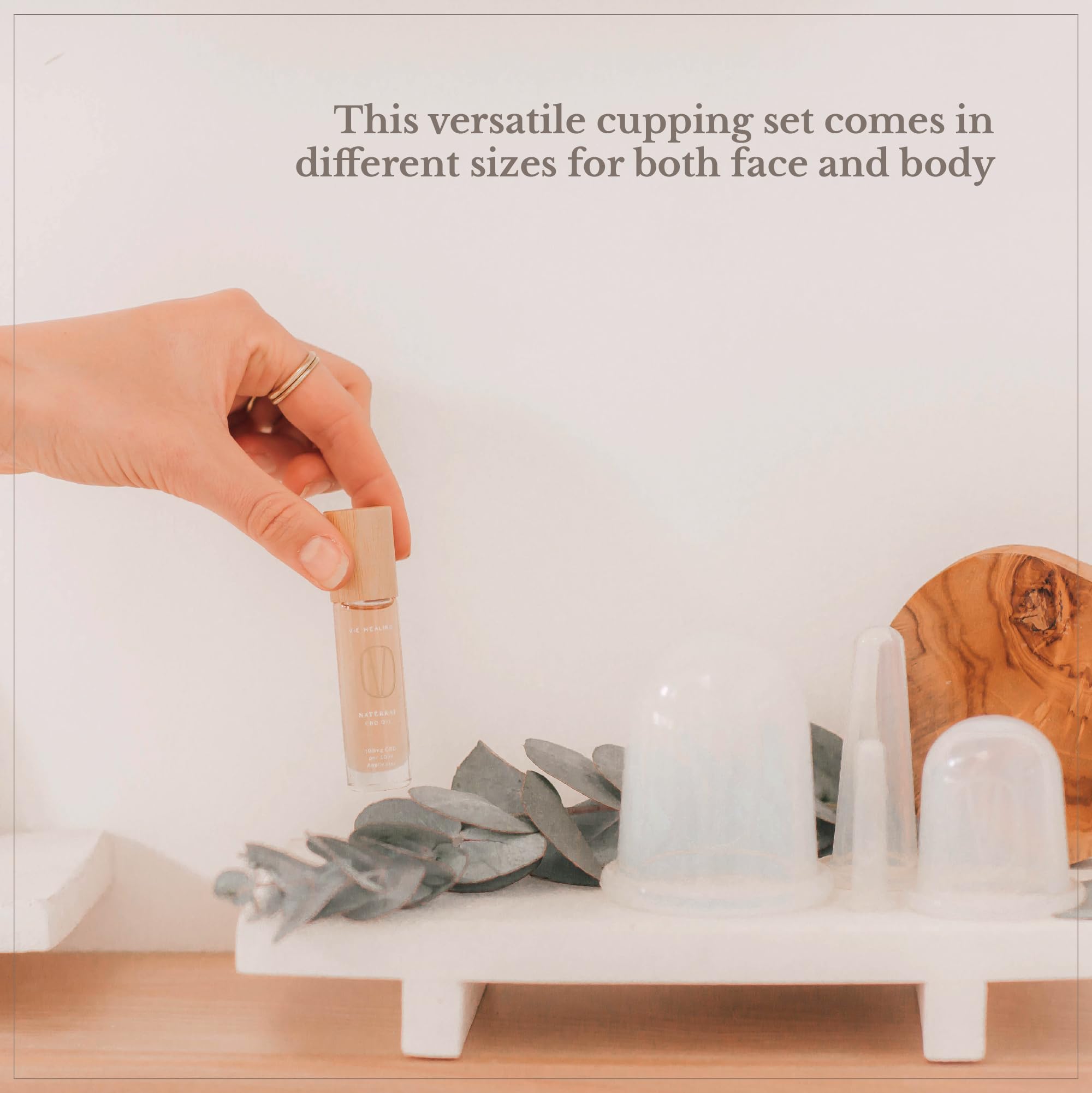 Premium Silicone Facial & Body Cupping Set - 4 Piece Therapy Cups for Improved Circulation, Wrinkle Reduction & Pain Relief - At-Home Spa Treatment for Glowing Skin & Muscle Relaxation - Perfect for Self-Care & Professional Use