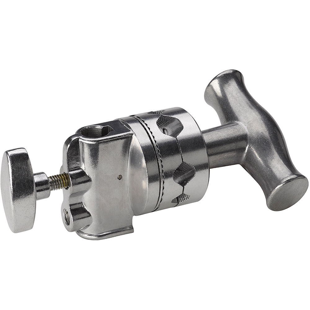 Kupo 2 1/2 Inch Grip Head with Big Handle - Chrome Plated Finish for Studio Lighting & Photography Equipment - Perfect for Film Sets, Photo Shoots, and Video Production
