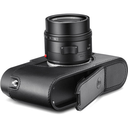 Leica M11 D Half Case (Black) - Genuine Leather Camera Cover for Protection & Style - Perfect for Travel, Street & Professional Photography