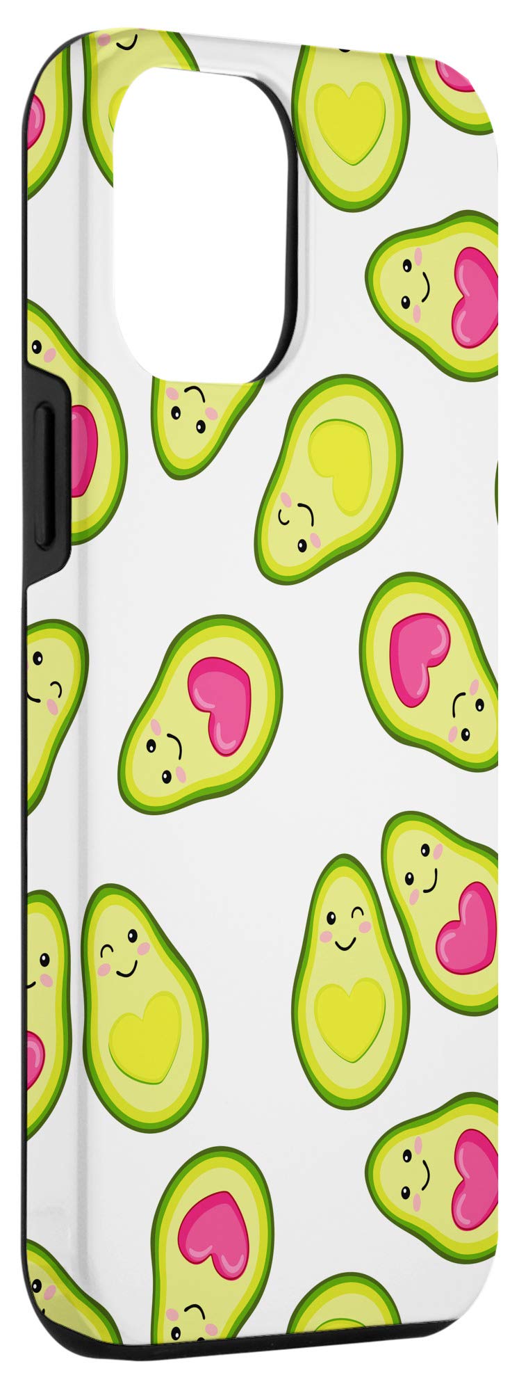 iPhone 12 Pro Max Case - Cute Cartoon Avocado Love Design Protective Phone Cover | Perfect for Everyday Use, Gifts & Avocado Lovers