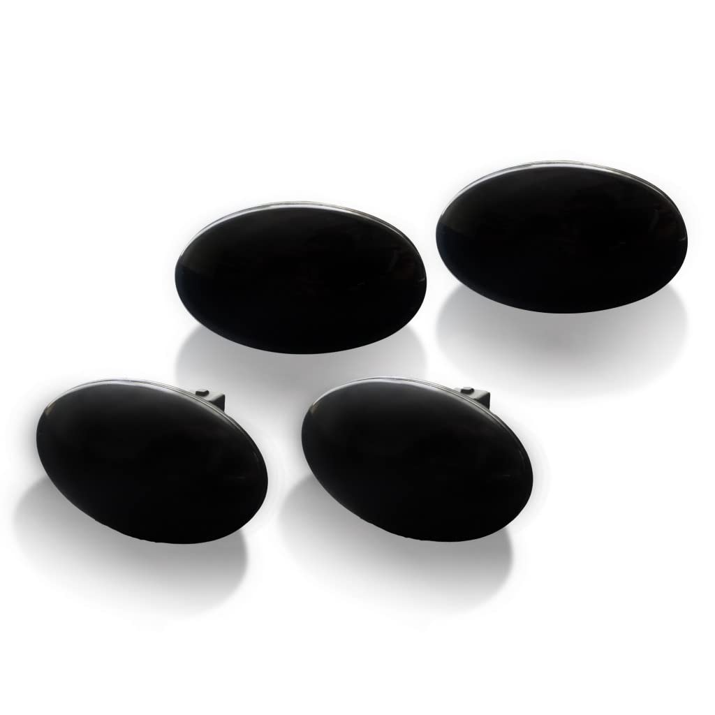 Recon Fender Lights for Ford F-250 F-350 Super Duty 1999-2010 | Dually Fender Lenses | 4-Piece LED Light Kit (2 Red + 2 Amber) | Smoked Lens with Black Trim | Off-Road & Truck Accessories for Enhanced Visibility & Style