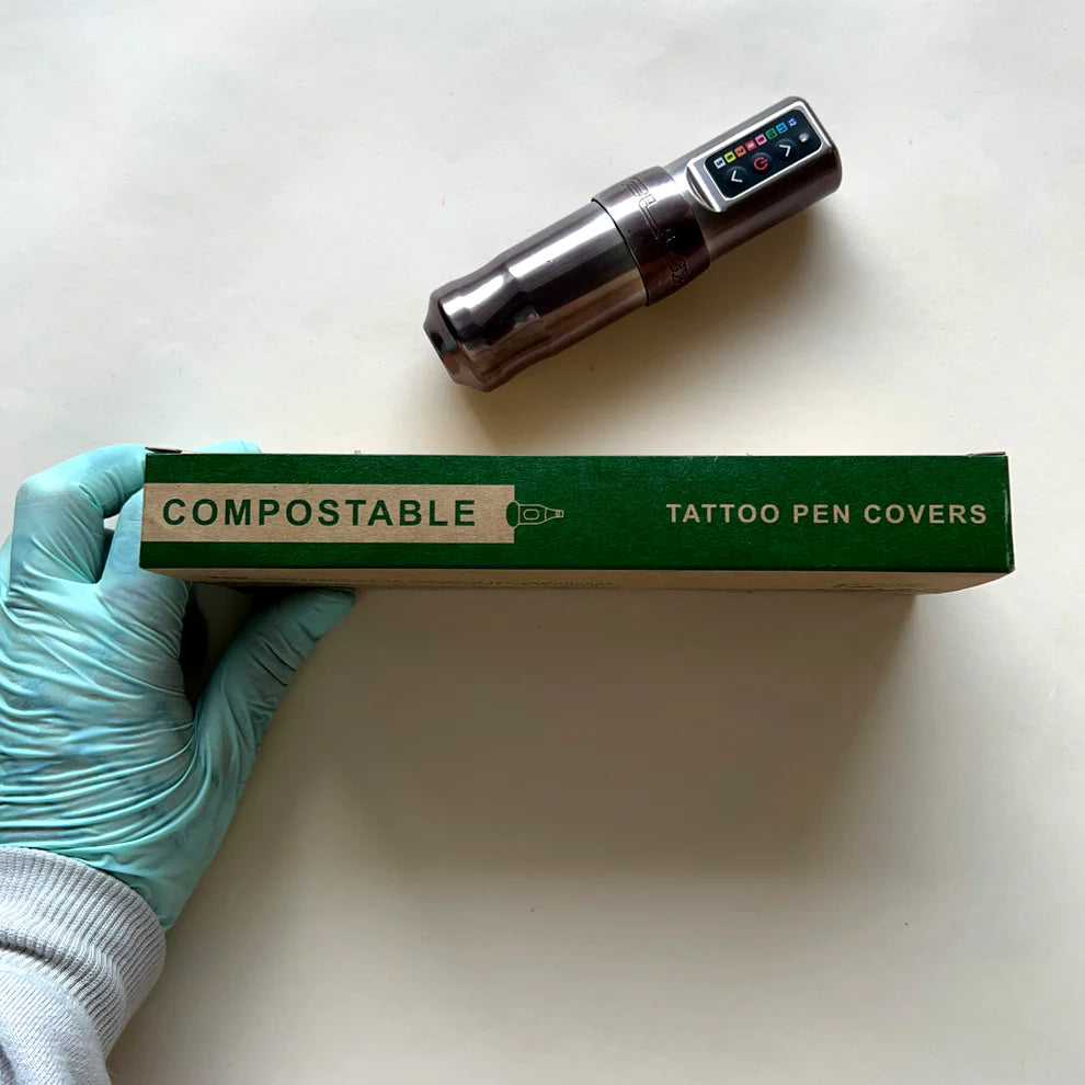 Eco-Friendly Compostable Pen Covers - 250 Pack Biodegradable Pen Caps for Office, School & Home Use - Sustainable Writing Accessories for Everyday Tasks