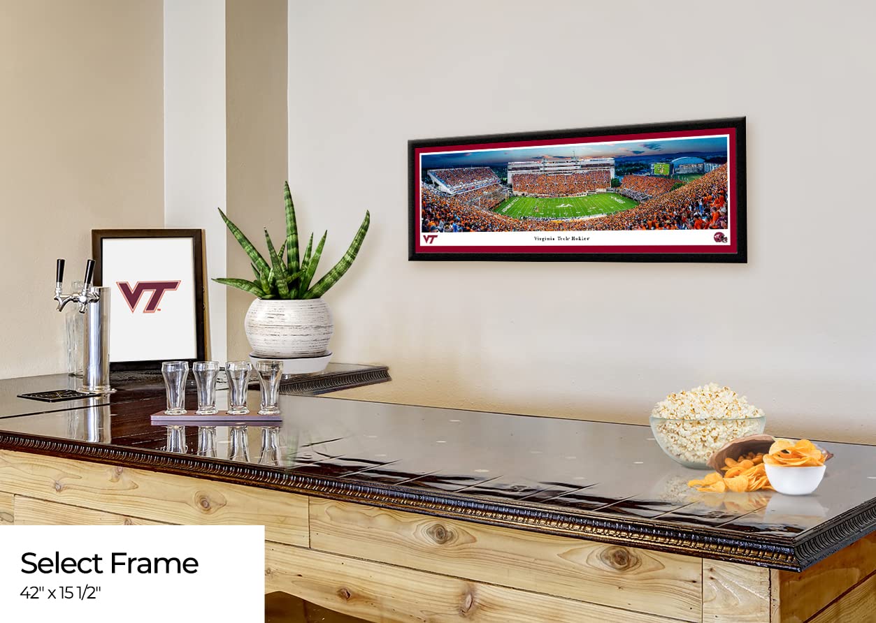 Virginia Tech Hokies Football Panoramic Posters & Framed Pictures - College Football Decor for Game Room, Man Cave, Sports Bar | Blakeway Panoramas