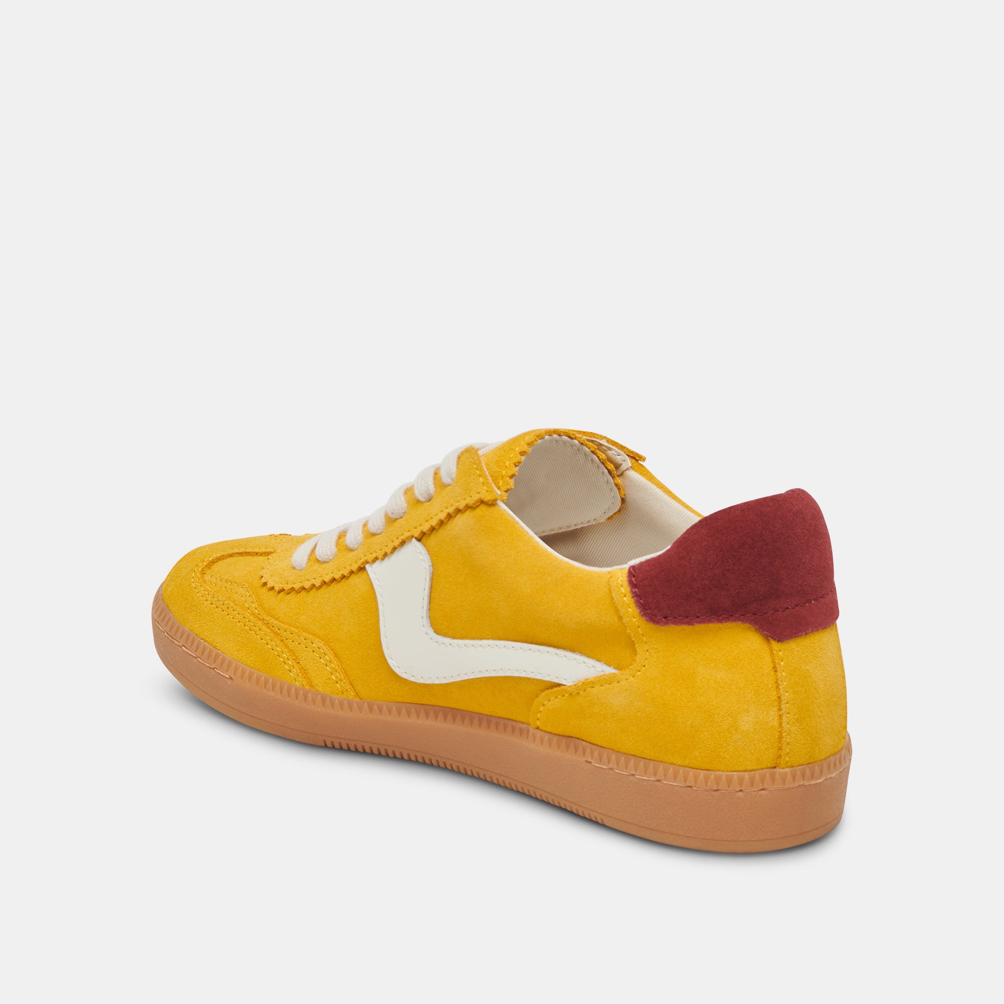 Mustard Suede Sneakers for Men & Women - Stylish Casual Shoes for Walking, Running & Everyday Wear