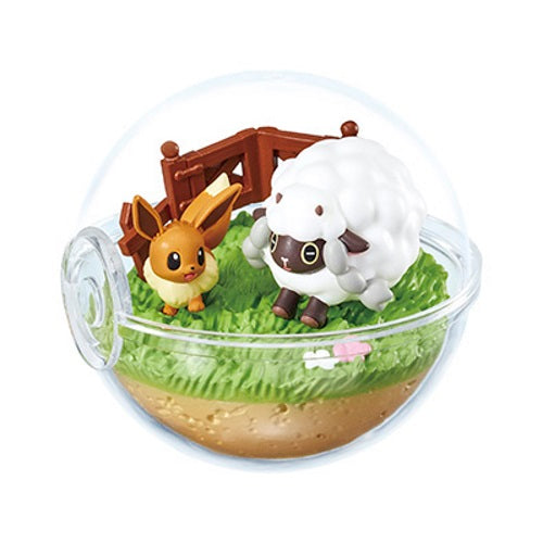 Pokemon Galar Region EX Terrarium 2.5 Inch Collectible Toy Figure - Perfect for Display, Gift Giving & Pokemon Fans Collection (Scenes: Home Decor, Office Desk, Anime Lover's Shelf)
