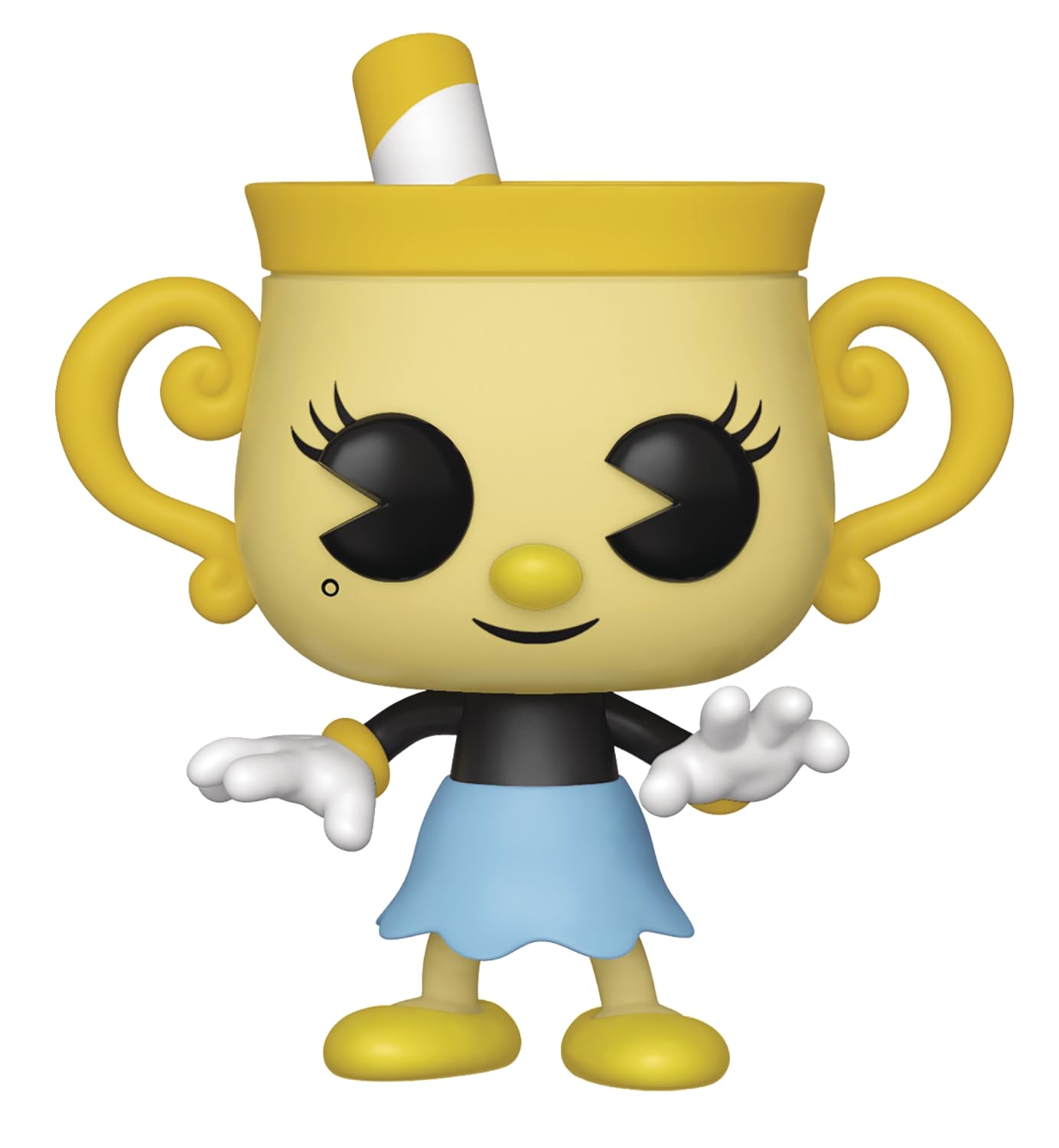 Funko Pop Games: Cuphead - Ms. Chalice Collectible Figure, Multicolor | Perfect for Gaming Displays, Gift Giving, and Cuphead Fans