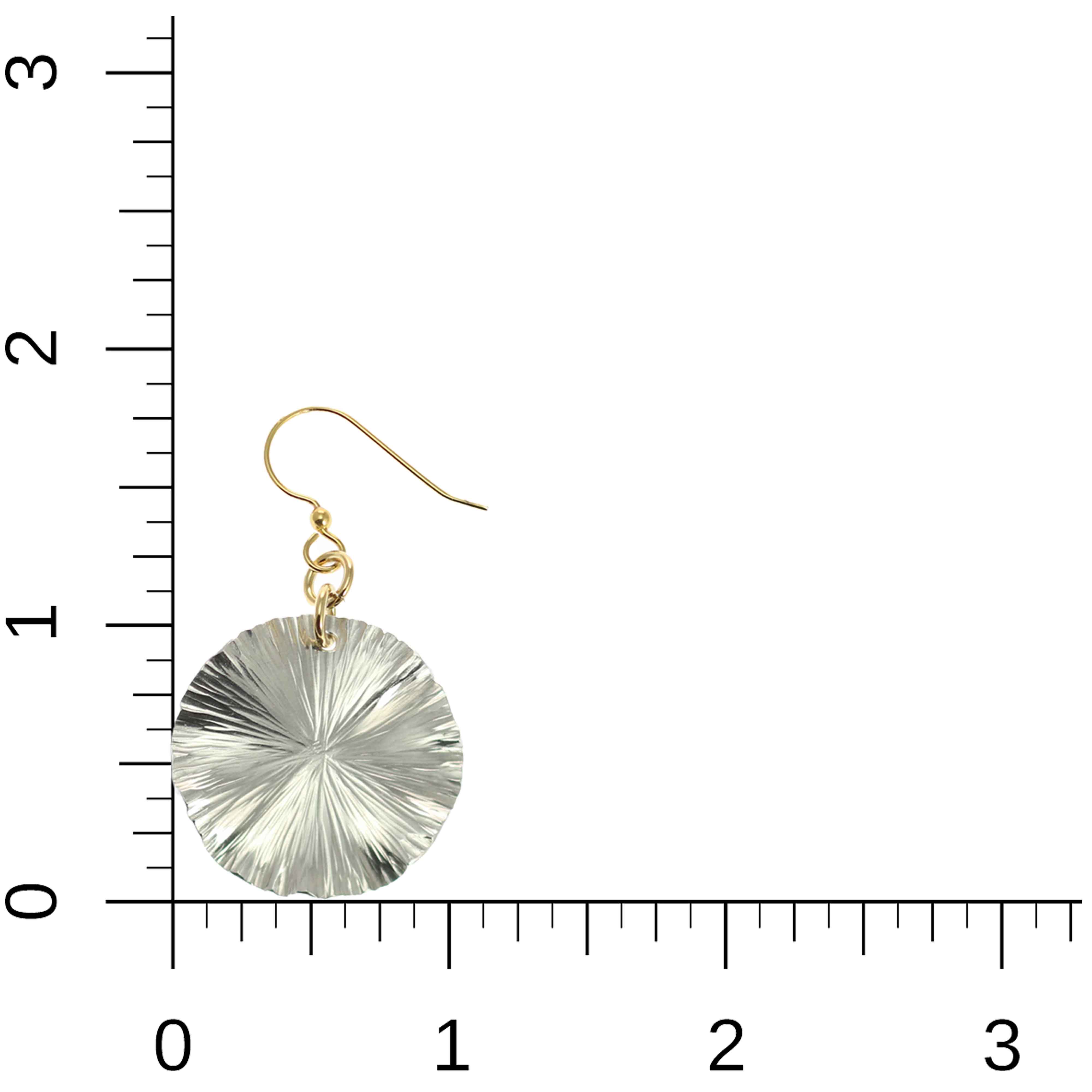 Small Aluminum Lily Pad Leaf Drop Earrings for Women - Lightweight Boho Nature-Inspired Jewelry - Perfect for Parties, Weddings & Everyday Wear