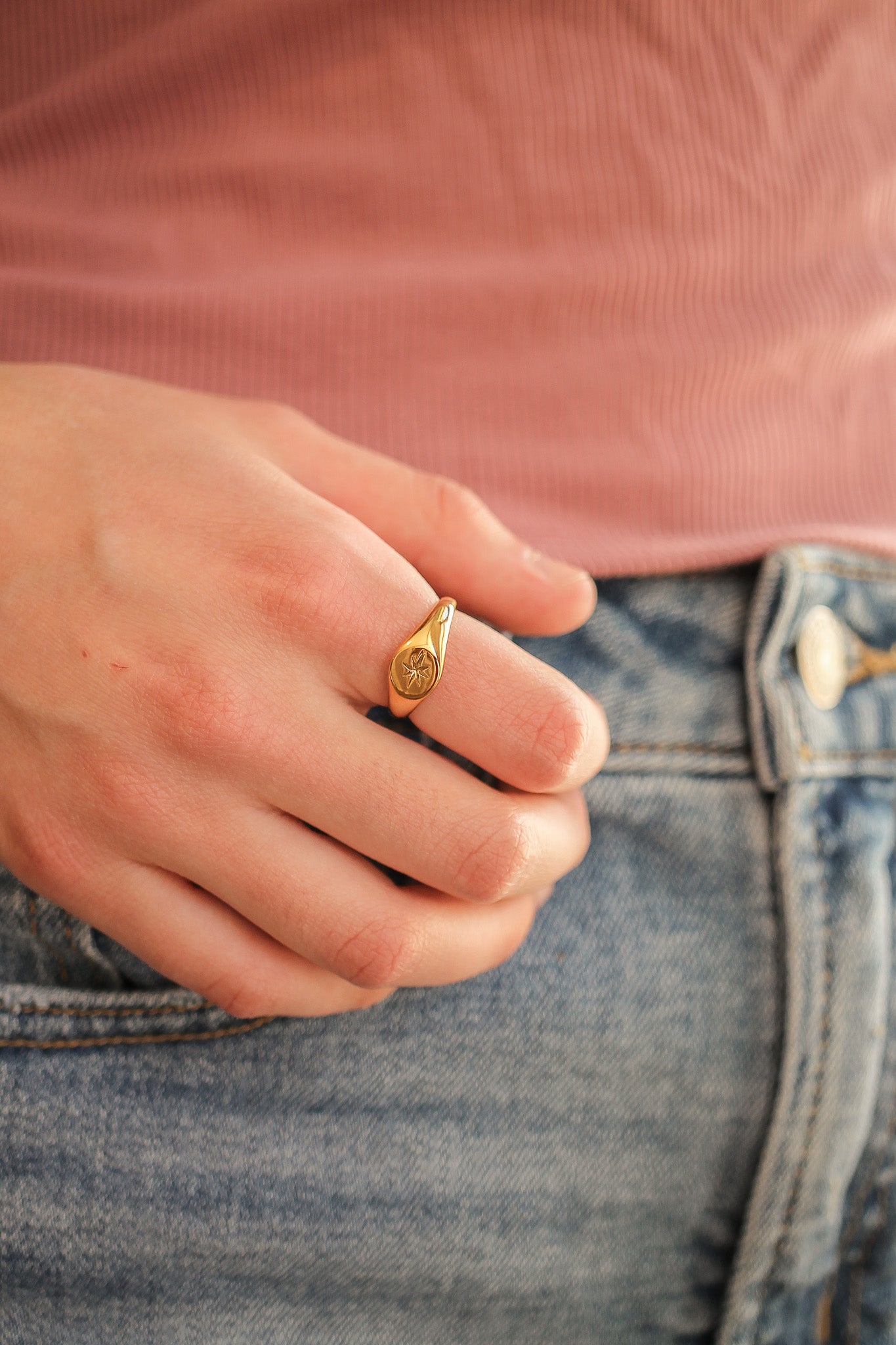 Elegant Estelle Gold Ring for Women - Perfect for Engagement, Wedding & Everyday Wear