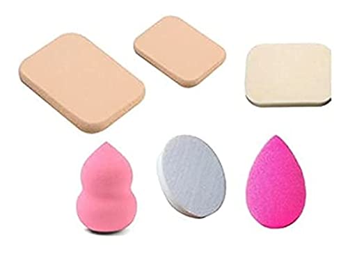 6-Piece Makeup Sponge Set - Beauty Blender for Flawless Application