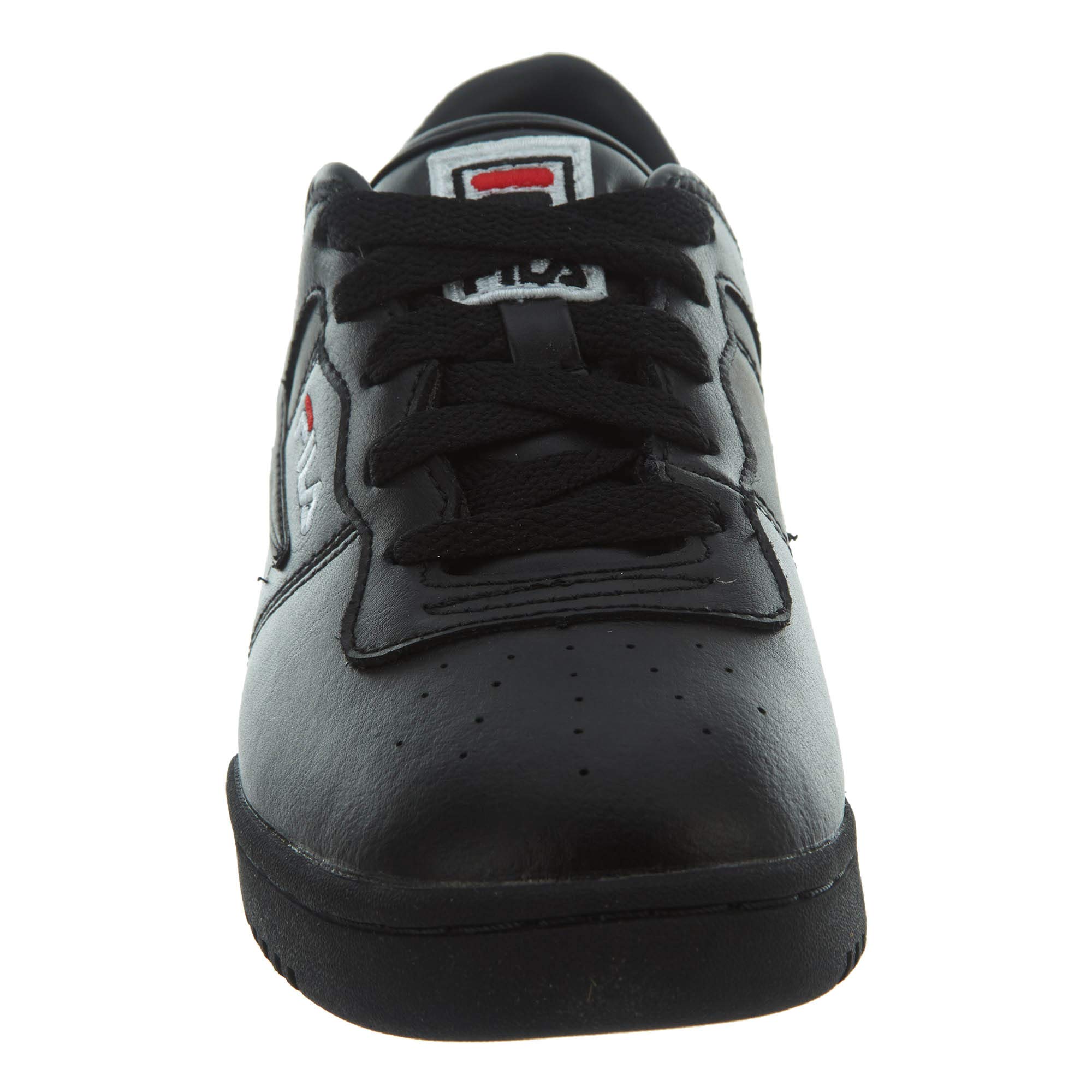 Fila Kids Original Fitness Shoes for Boys & Girls - Black/White/Red - Size 10.5 - Lightweight Running Sneakers for School, Sports & Everyday Play