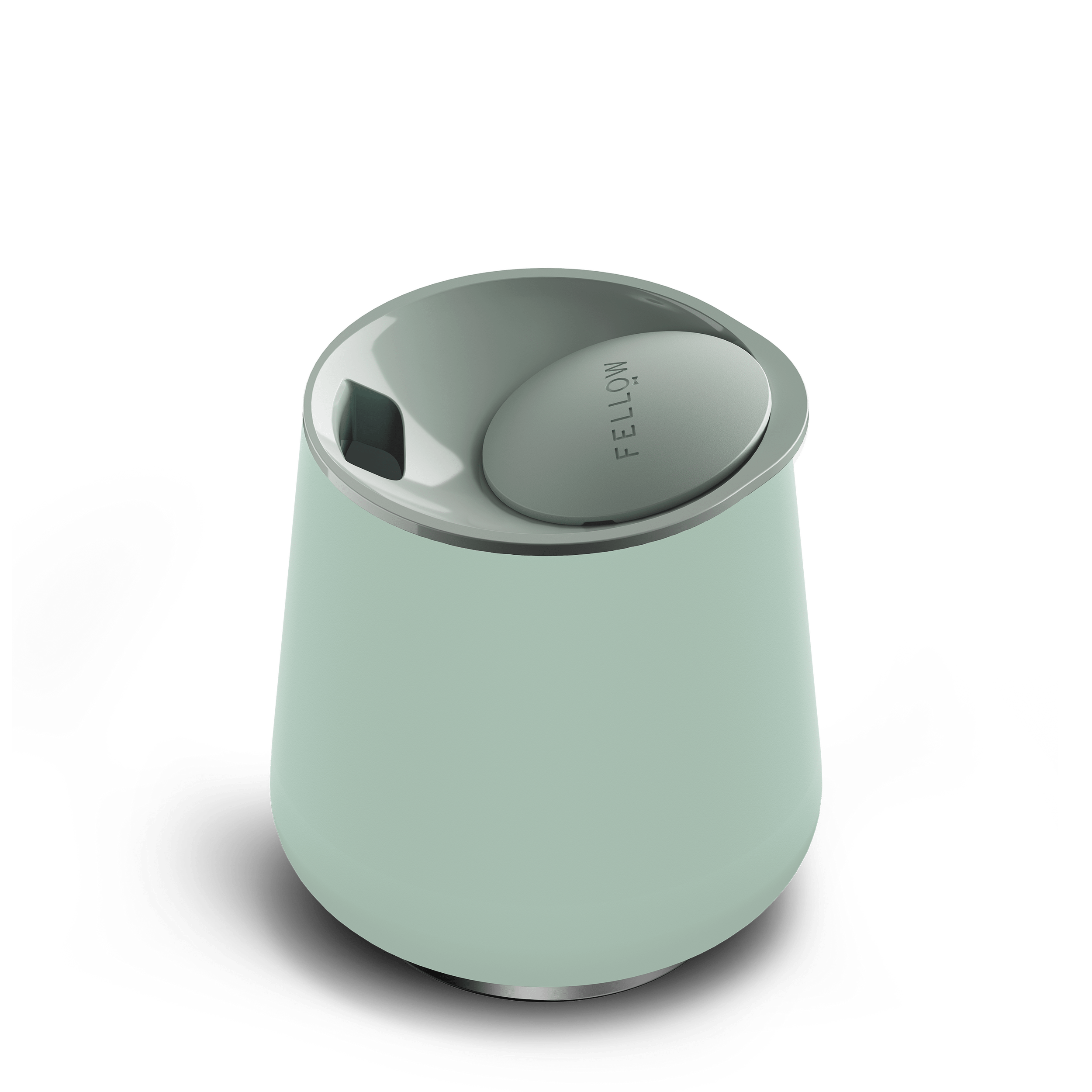 Fellow Ruby Wine Tumbler - 16oz Insulated Stainless Steel Cup with Lid, Mint Chip Color - Perfect for Red Wine, Cocktails & Outdoor Picnics