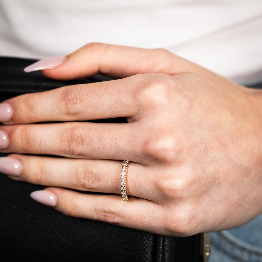18ct Yellow Gold Diamond Ring - 3/8 Carat Solitaire Engagement Ring for Women | Perfect for Proposals, Anniversaries & Special Occasions