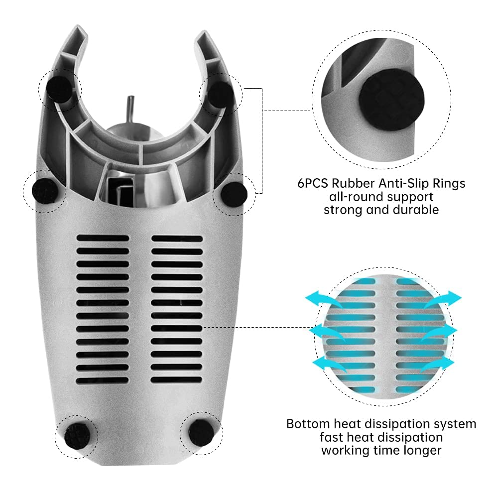 Electric Ice Crusher Machine with 3 Blades - 300W Stainless Steel Shaved Ice Maker for Home, Cafe, Hotel & Restaurant - Perfect for Cocktails, Smoothies, and Desserts