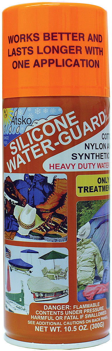 Atsko Silicone Water Guard Aerosol Spray - Ultimate Waterproofing Protection for Shoes, Boots, Jackets & Outdoor Gear - Perfect for Hiking, Camping & Rainy Weather