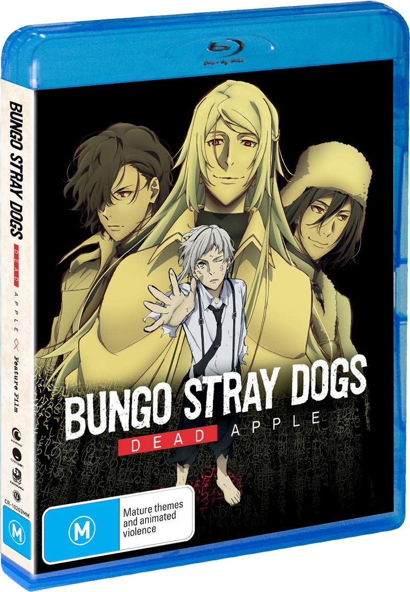Bungo Stray Dogs: Dead Apple Anime Blu-ray - Region A & B Compatible | Action-Packed Supernatural Anime Series | Perfect for Anime Collectors & Bungo Stray Dogs Fans