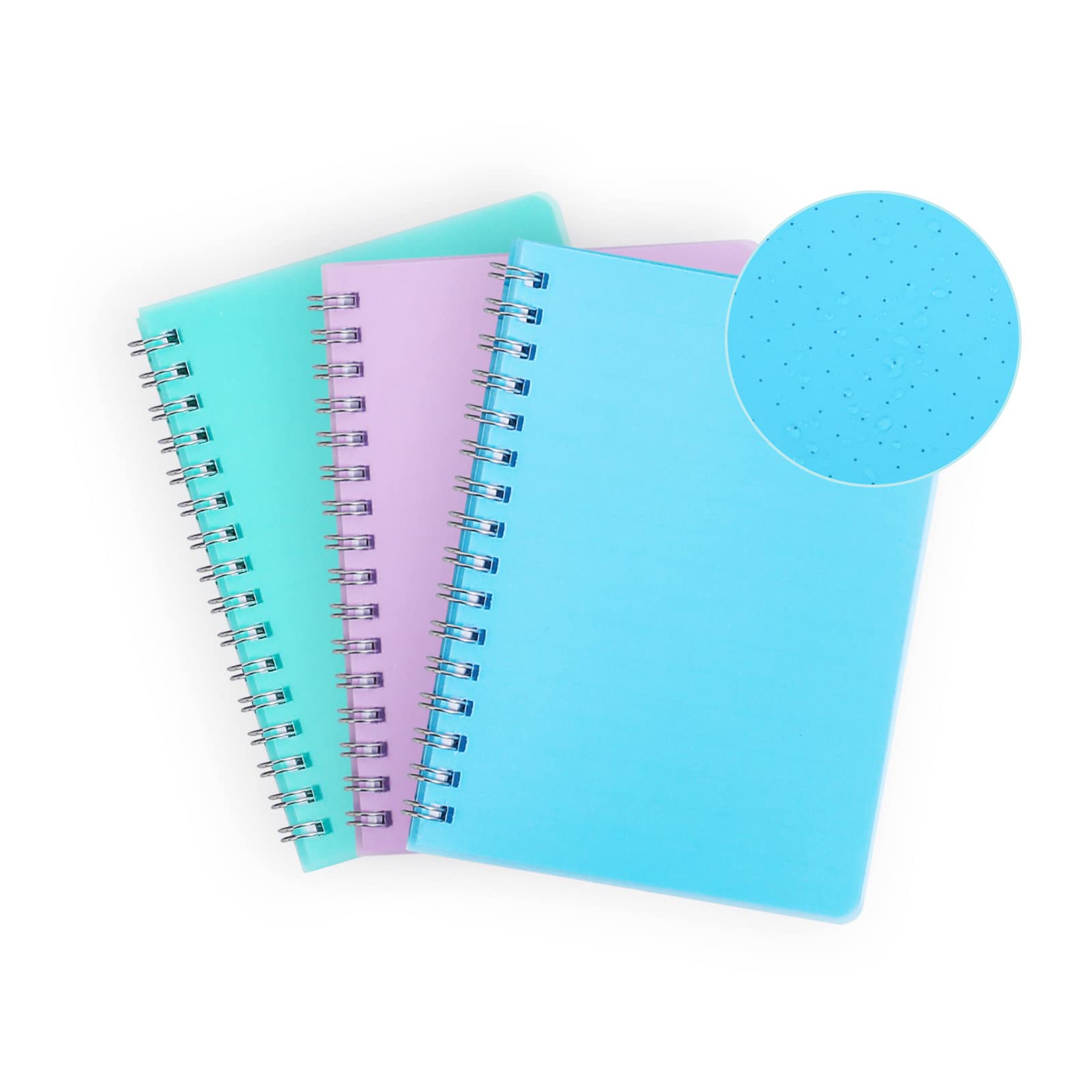 Irmanas 3-Pack Mini Spiral Notebooks, 4.3