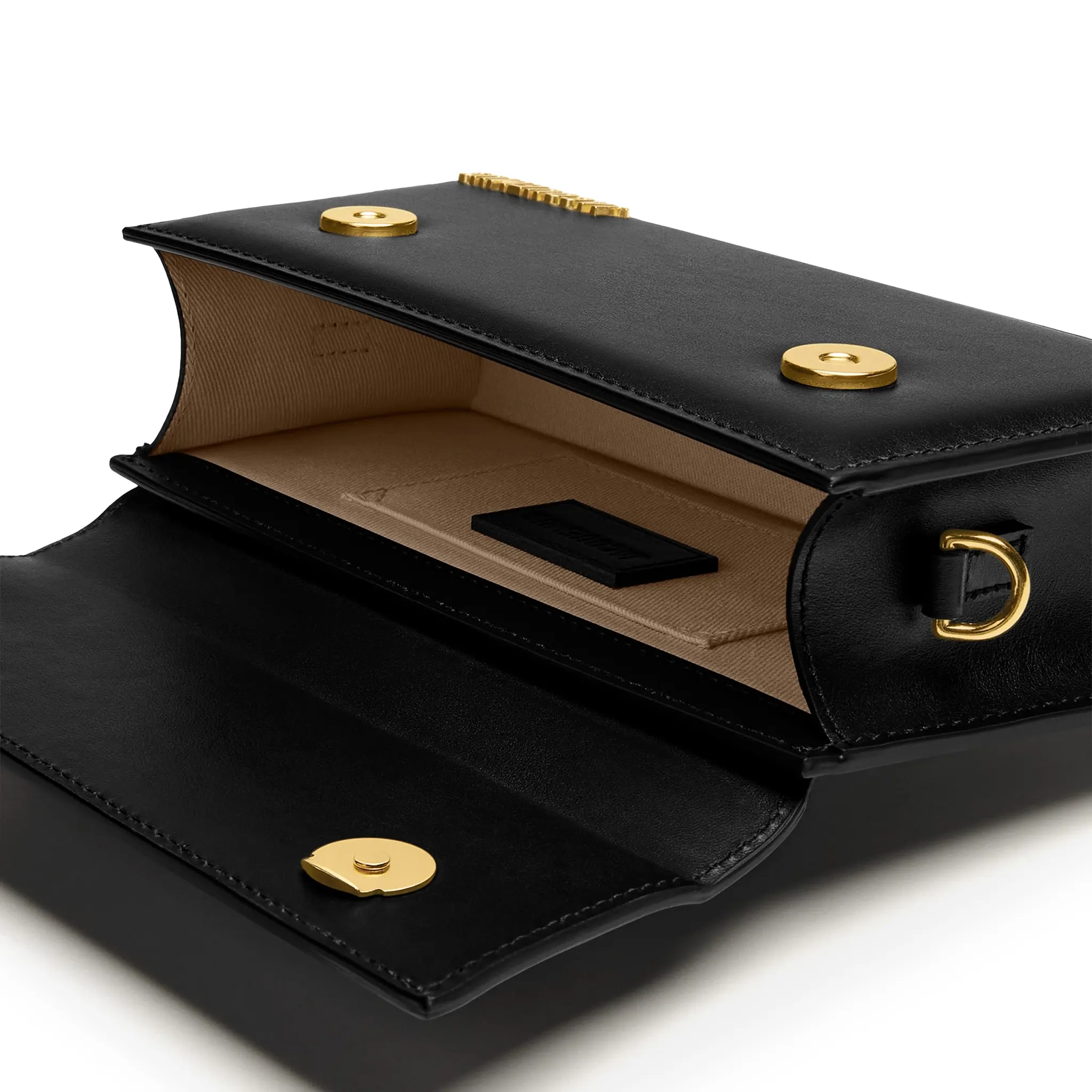 Jacquemus Le Chiquito Long Leather Black Handbag for Women - Elegant Designer Shoulder Bag - Perfect for Evening Parties, Date Nights & Special Occasions