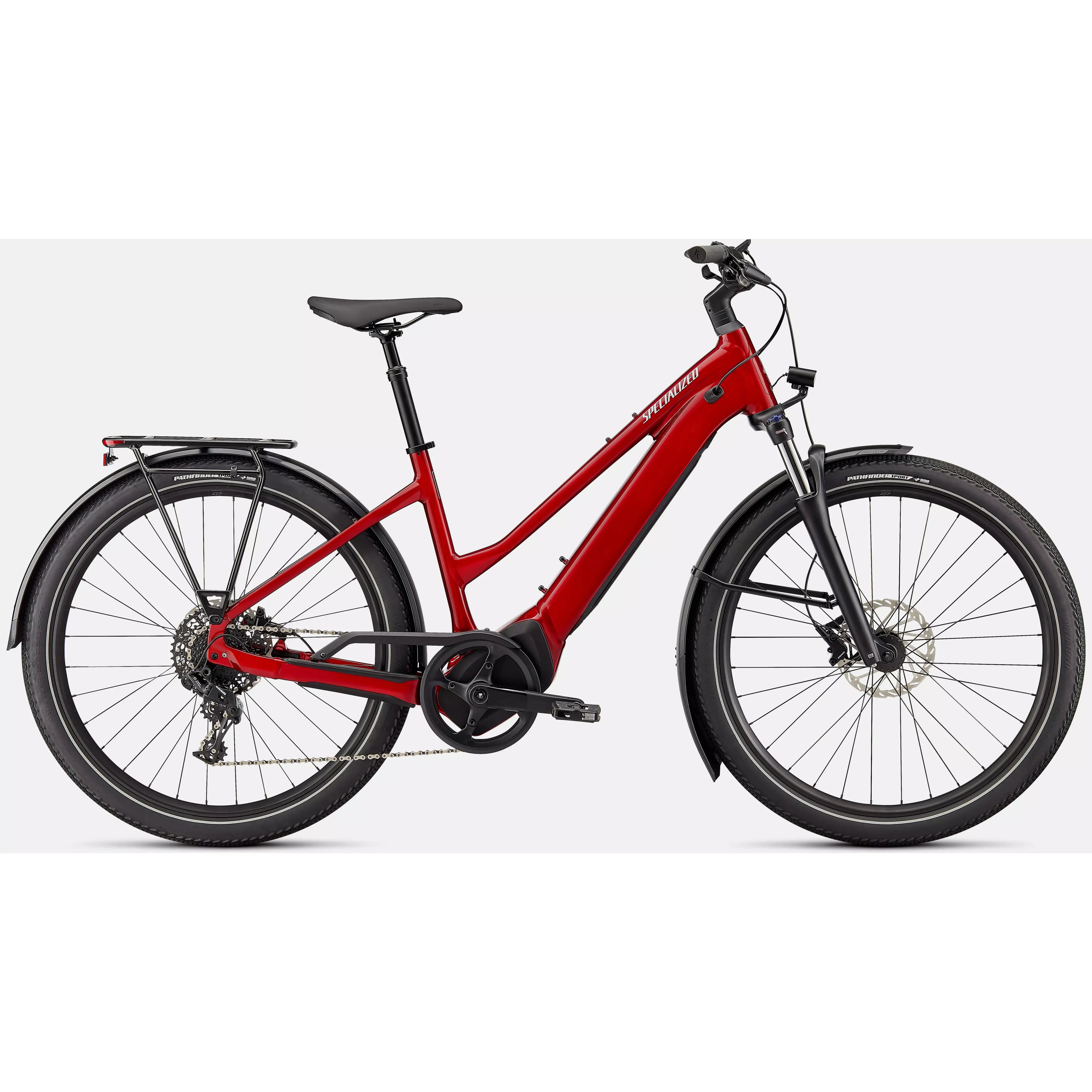 Specialized Turbo Vado 4.0 Step-Through Electric Bike - Red Tint | Commuter E-Bike for Adults with Powerful Motor & Long Battery Life | Perfect for Urban Riding, Daily Commutes & Leisure Cycling