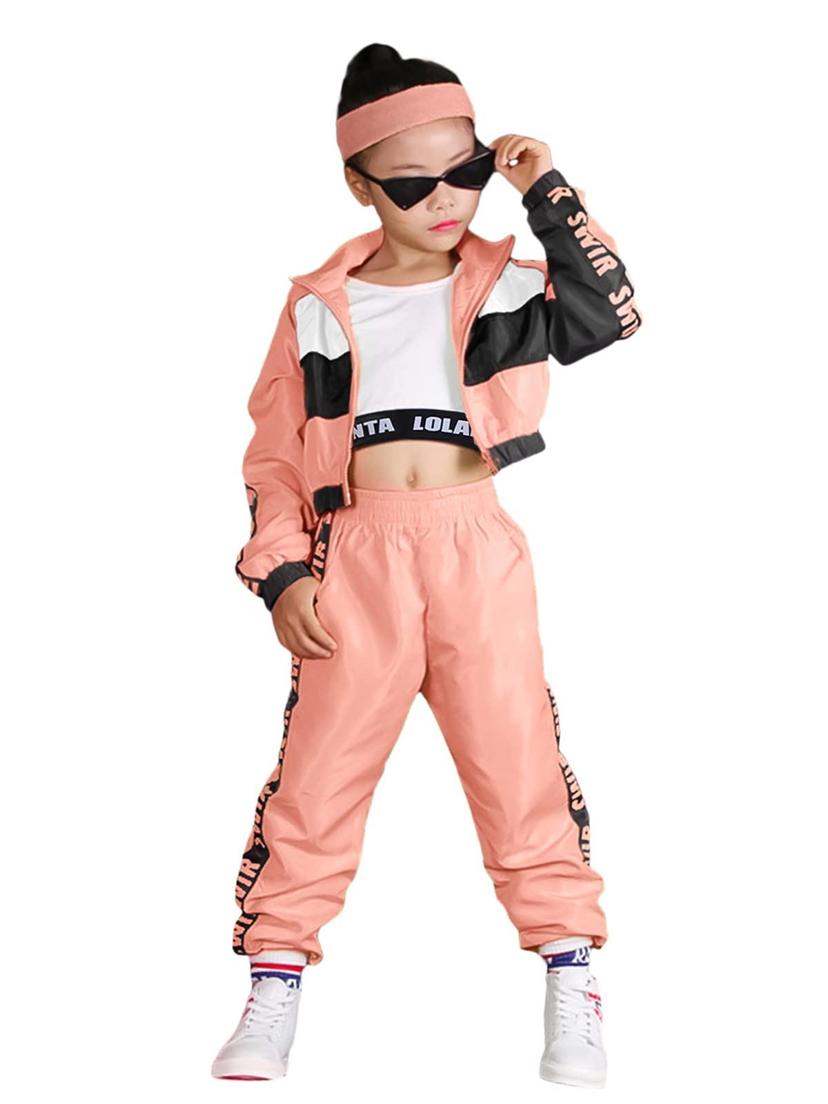 Girls Dance Outfit Set - Hip Hop Modern Jazz Team Performance Costume for Kids | Perfect for Dance Competitions, Recitals & Stage Performances