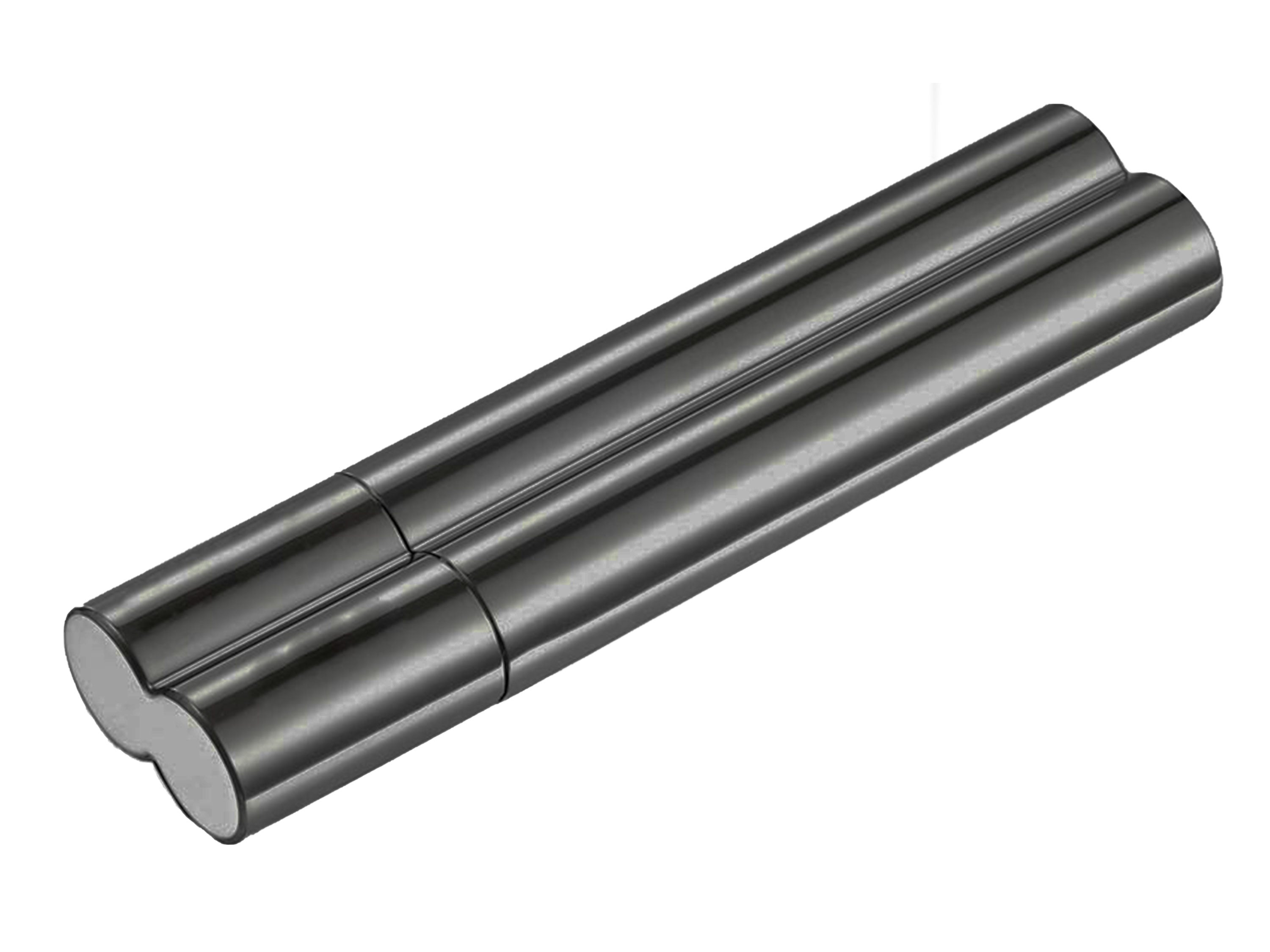Visol Malamute Gunmetal Cigar Tube & Flask Combo Set - Premium Stainless Steel Travel Humidor & Liquor Flask for Outdoor Adventures, Camping & Gifts