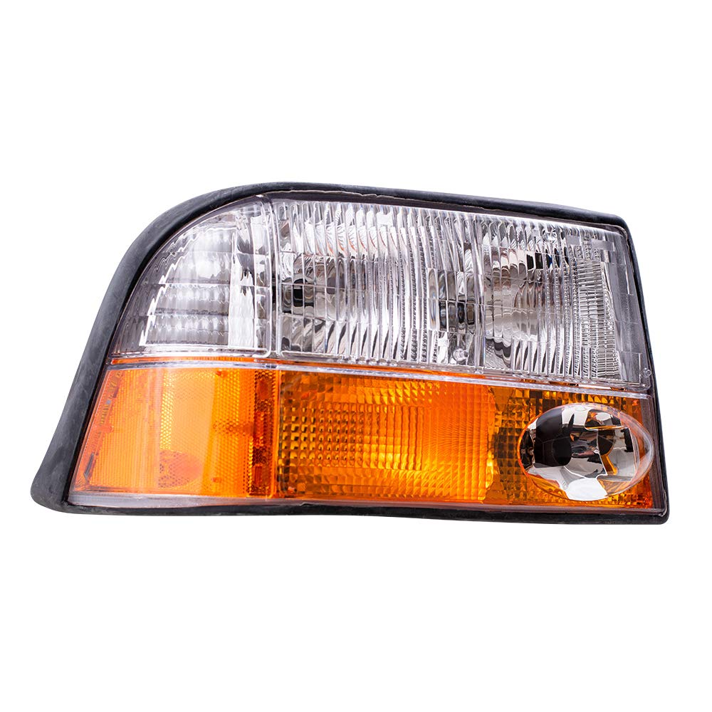 Brock Replacement Headlights Set - Driver & Passenger Side with Fog Lamps - Compatible with GMC Jimmy & Sonoma (16526225, 16526226) - Perfect for Night Driving & Off-Road Adventures