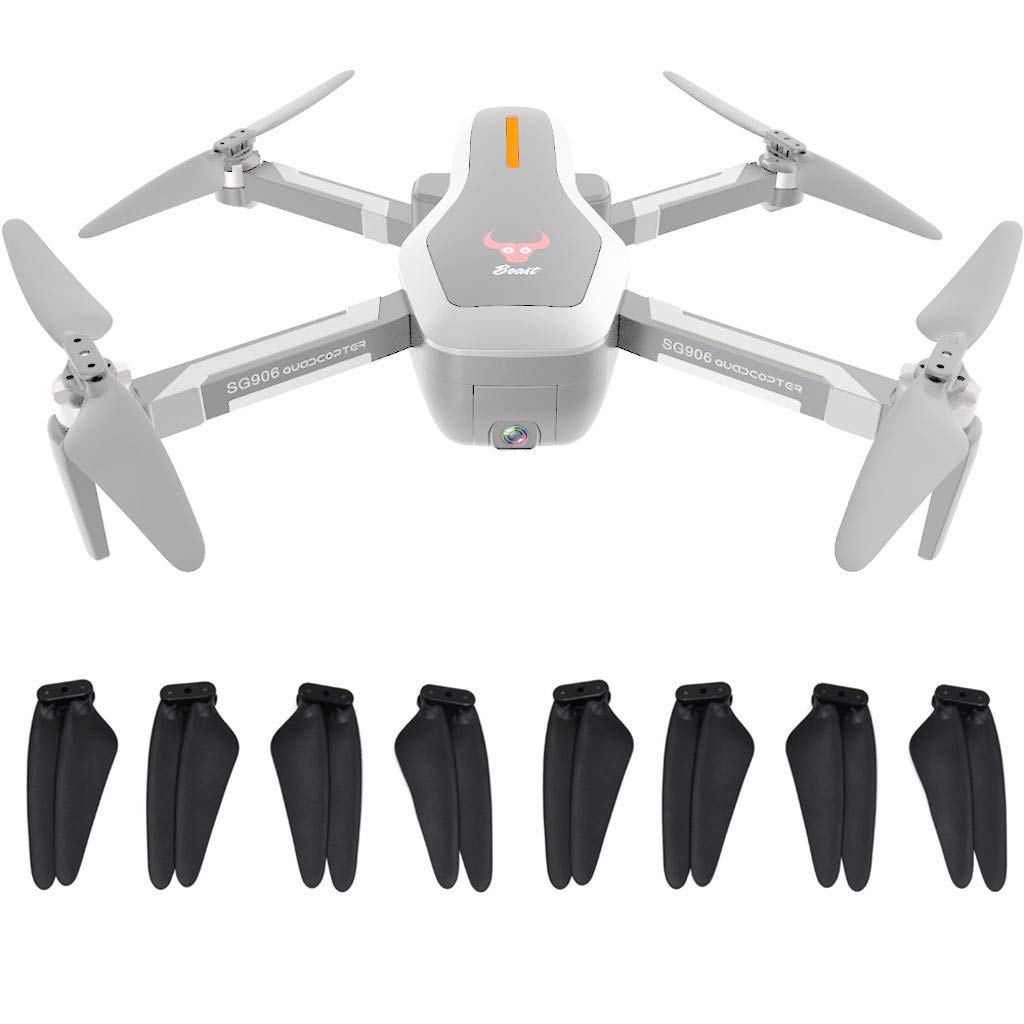 8pcs Spare Crash Pack Propellers for Sg906 GPS RC Drone - Replacement Parts & Accessories | Perfect for Outdoor Flying, Aerial Photography and Drone Repair
