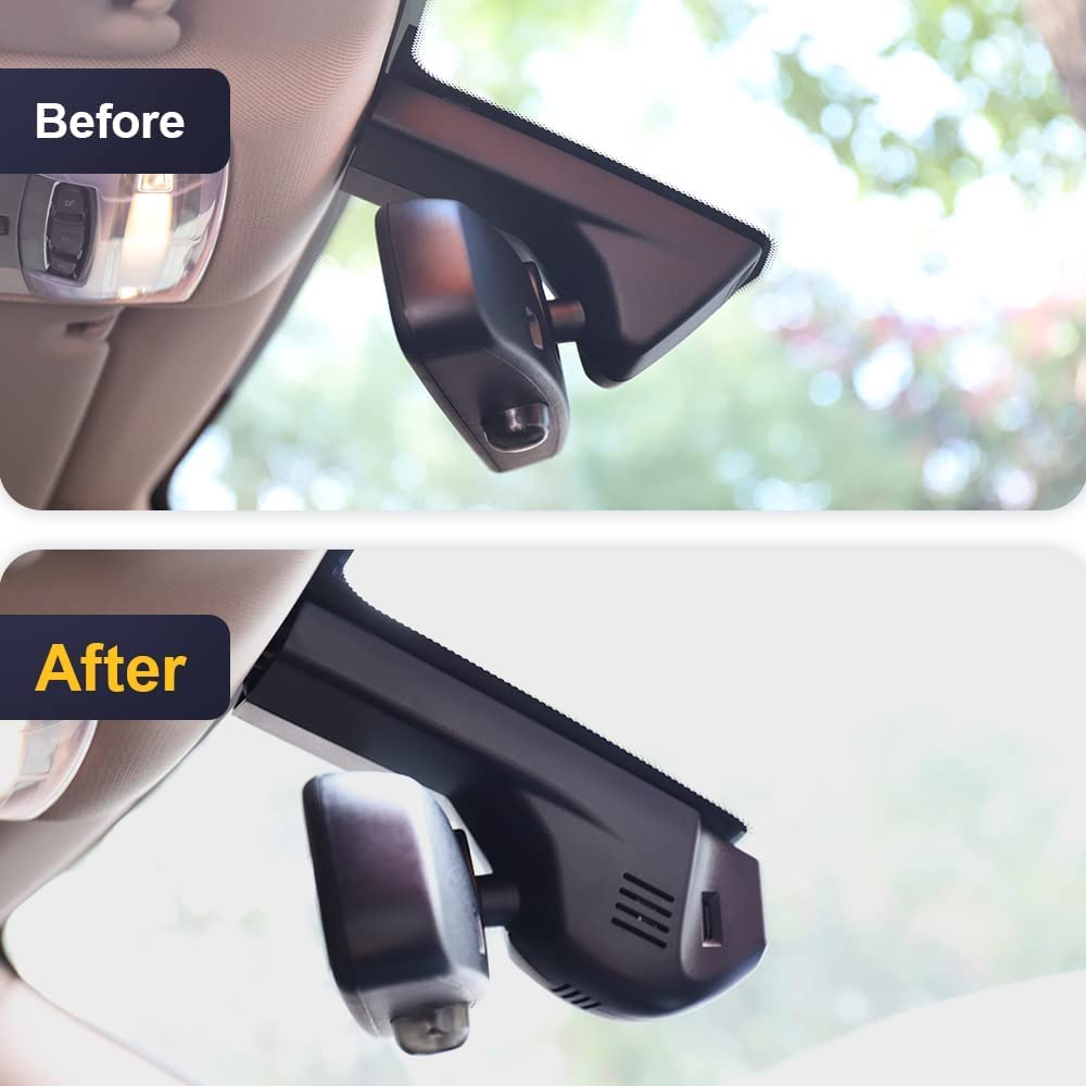 FITCAMX 4K Dash Cam for BMW 1/2/3/4/5/6/7 Series X1 X2 X3 X4 X5 X6 F Chassis - OEM Style WiFi Car Camera with G-Sensor, UHD Video, Wireless Plug & Play & 64GB Card | Perfect for Night Driving, Road Trips and Accident Evidence Recording