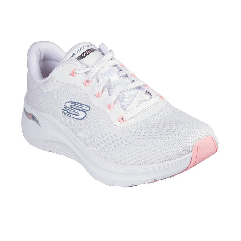 Skechers Arch Fit 2.0 Women's Walking Shoes - Comfortable Supportive Sneakers for Work, Travel & Everyday Wear (Style: 150051/WPKB)