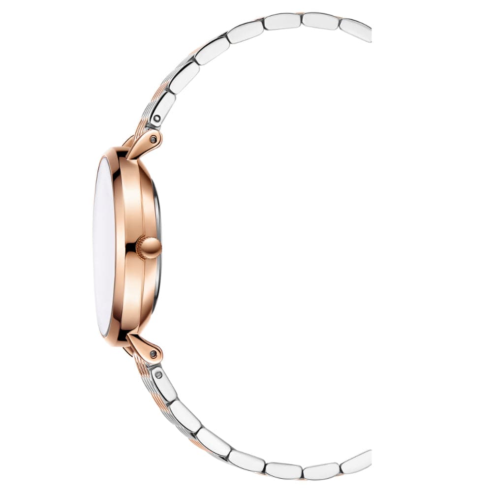 BCBGMAXAZRIA BG50990008 Women's Luxury Watch - Elegant Stainless Steel Bracelet & Crystal Accents - Perfect for Business, Party & Everyday Wear