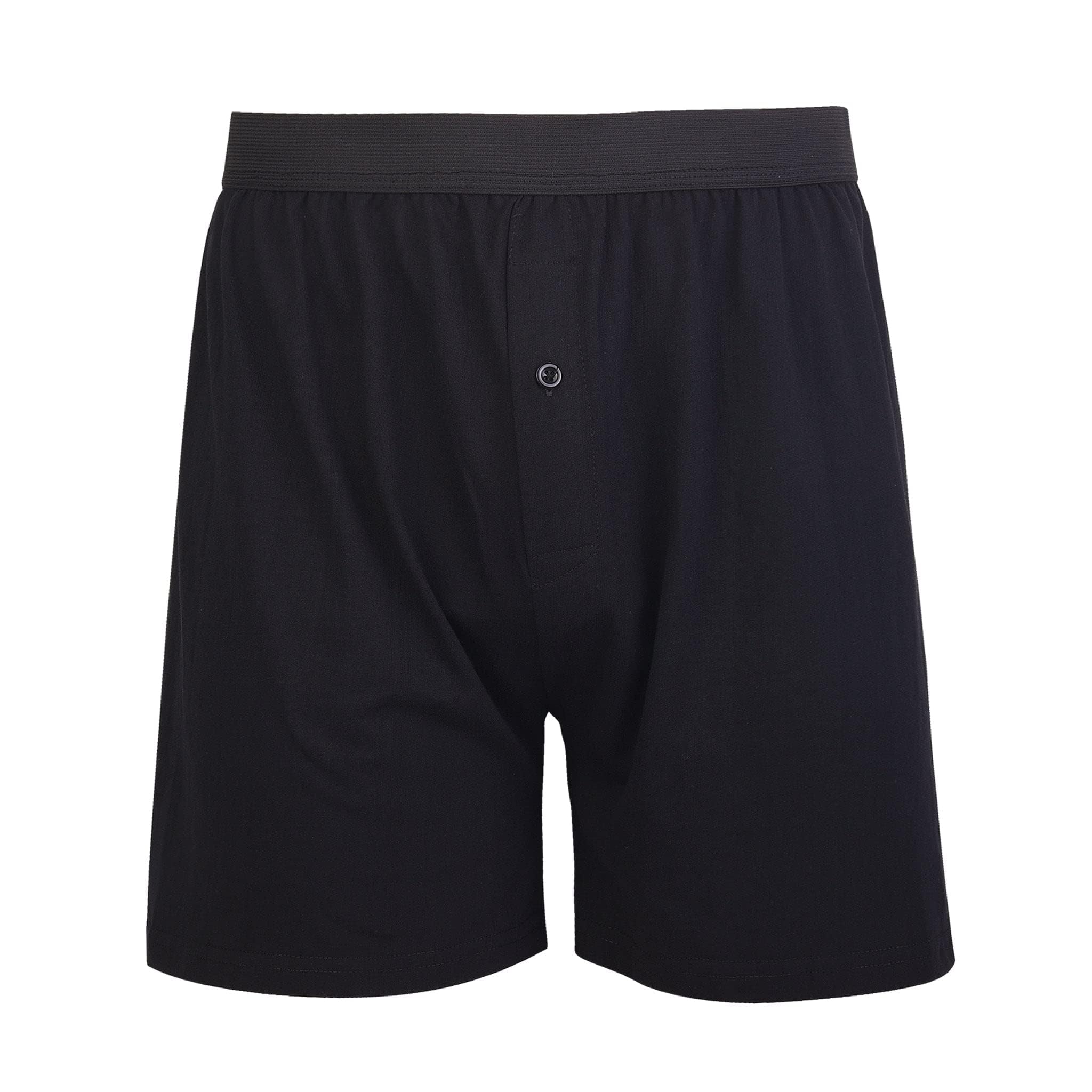 Men's Cotton Knit Boxer Briefs 3-Pack - Soft Breathable Underwear for Everyday Comfort | Perfect for Work, Gym & Sleep